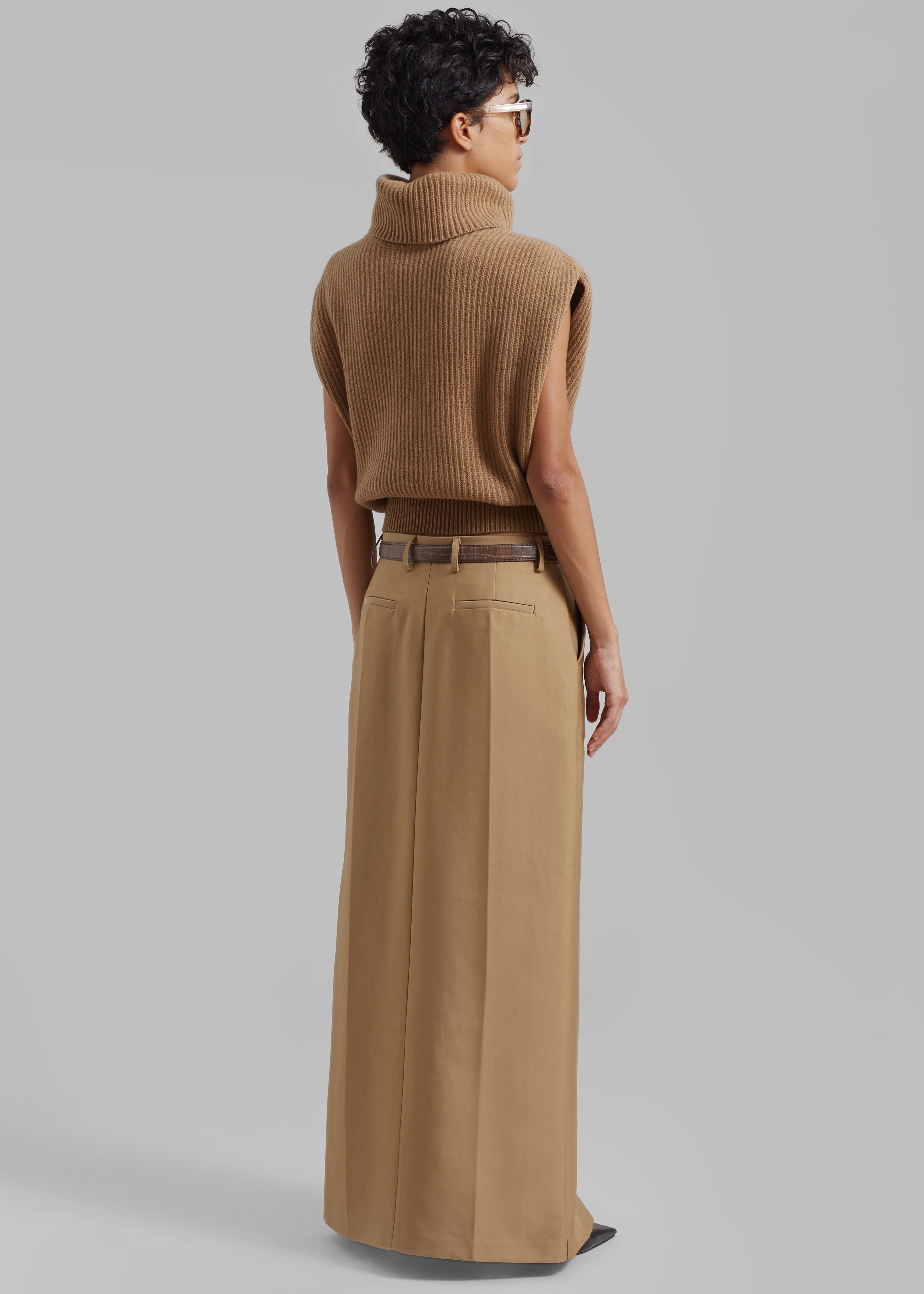 Carley Long Skirt - Camel - 9