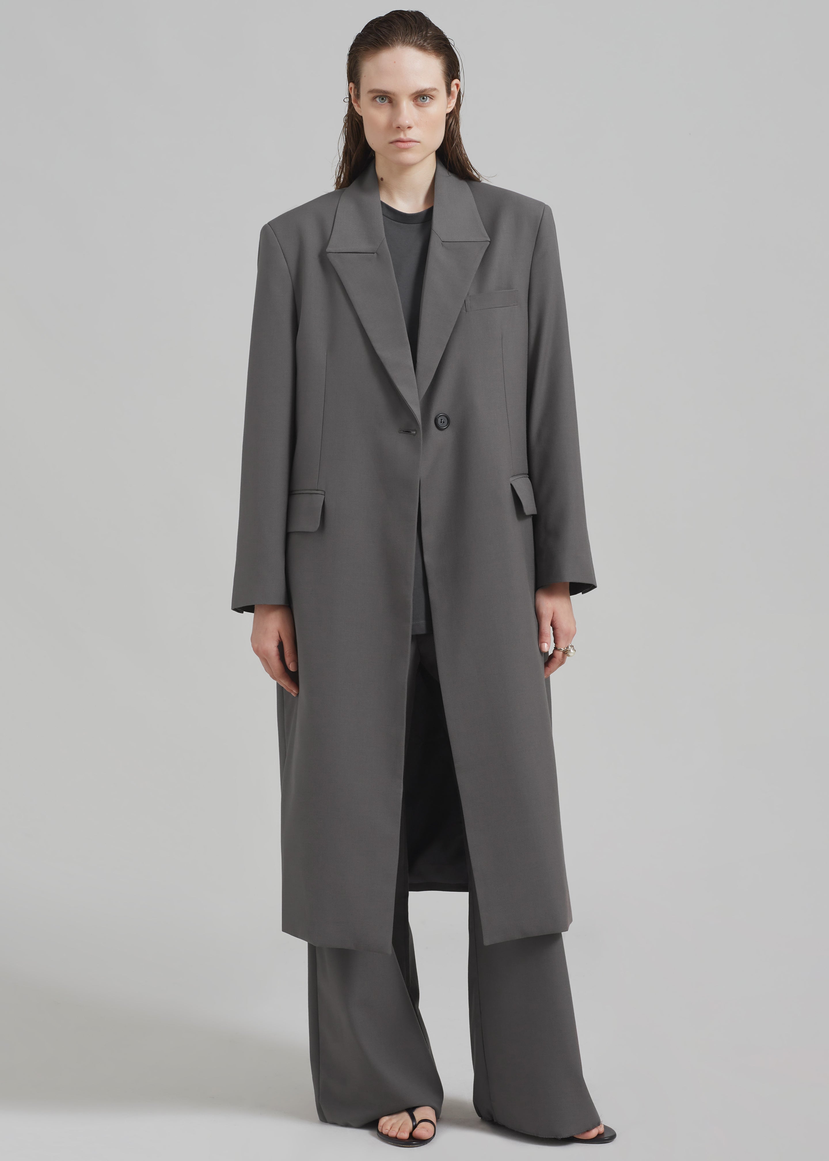 Charlotte Overcoat - Grey - 1