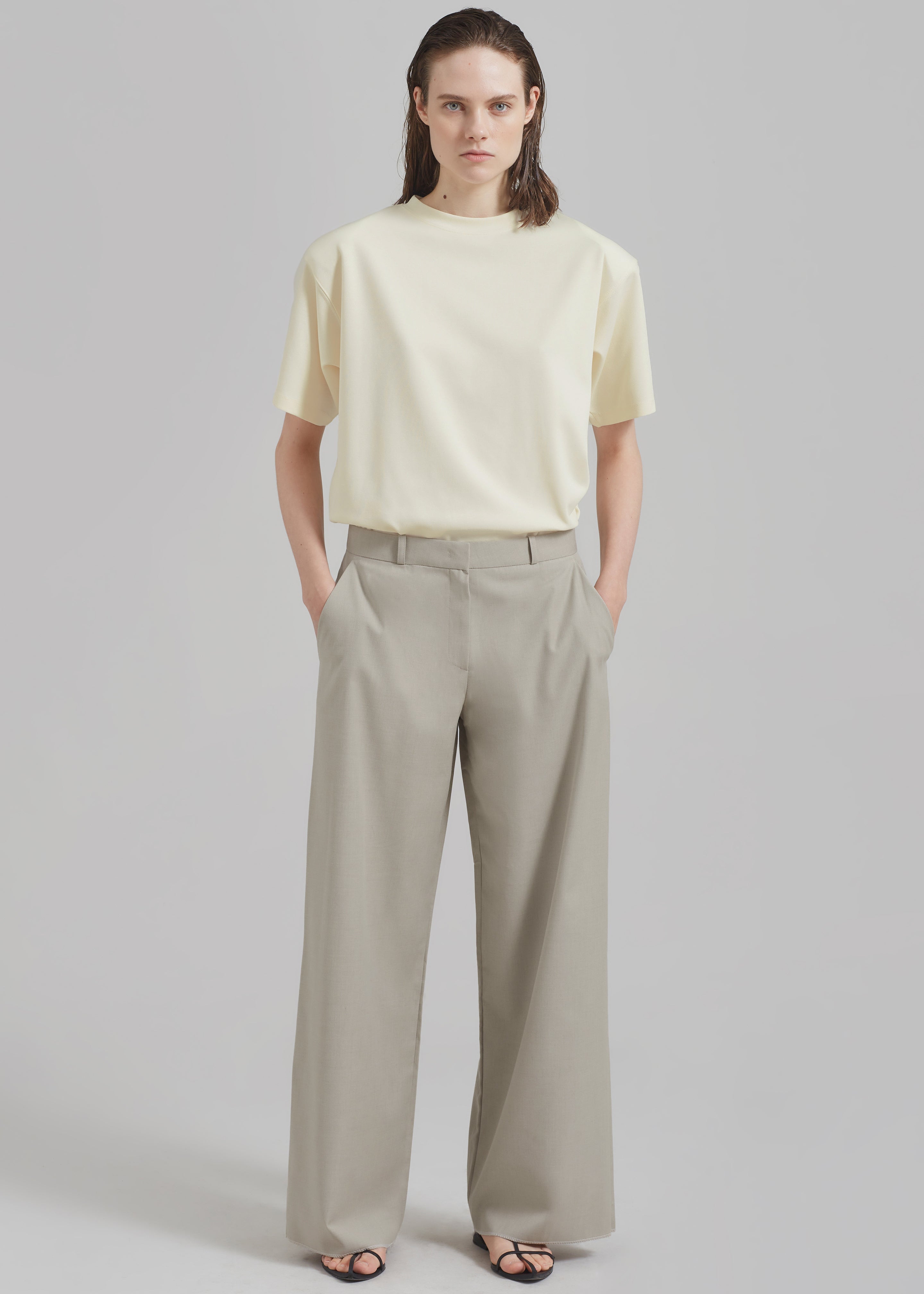 Charlotte Trousers - Beige - 3