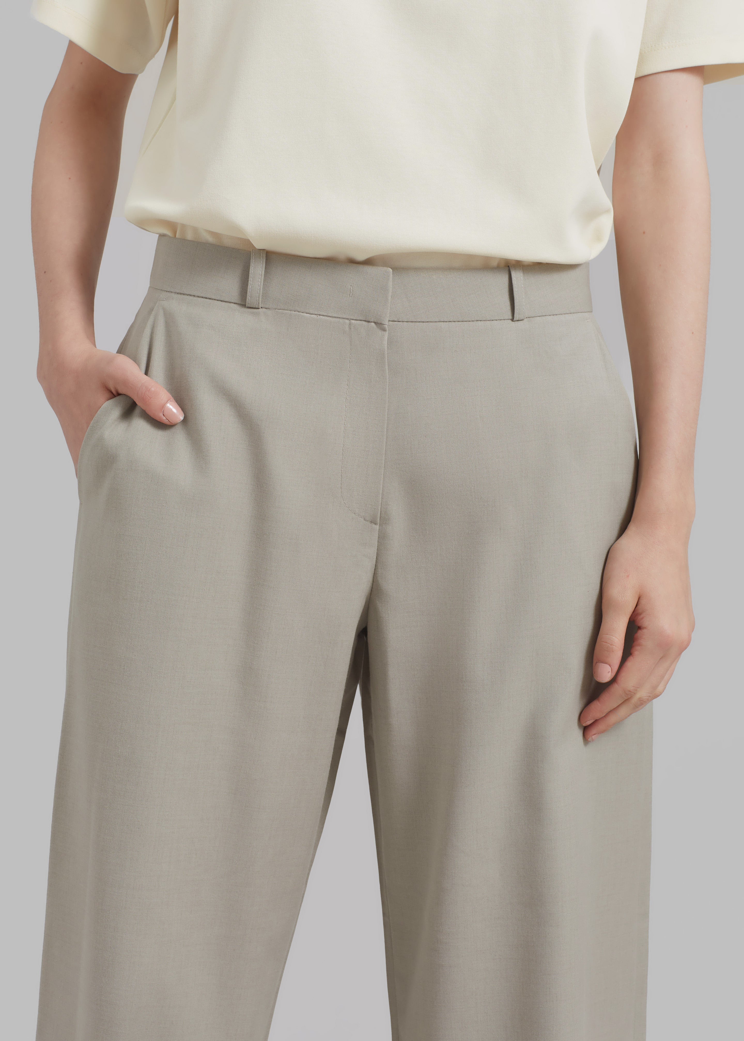 Charlotte Trousers - Beige - 6