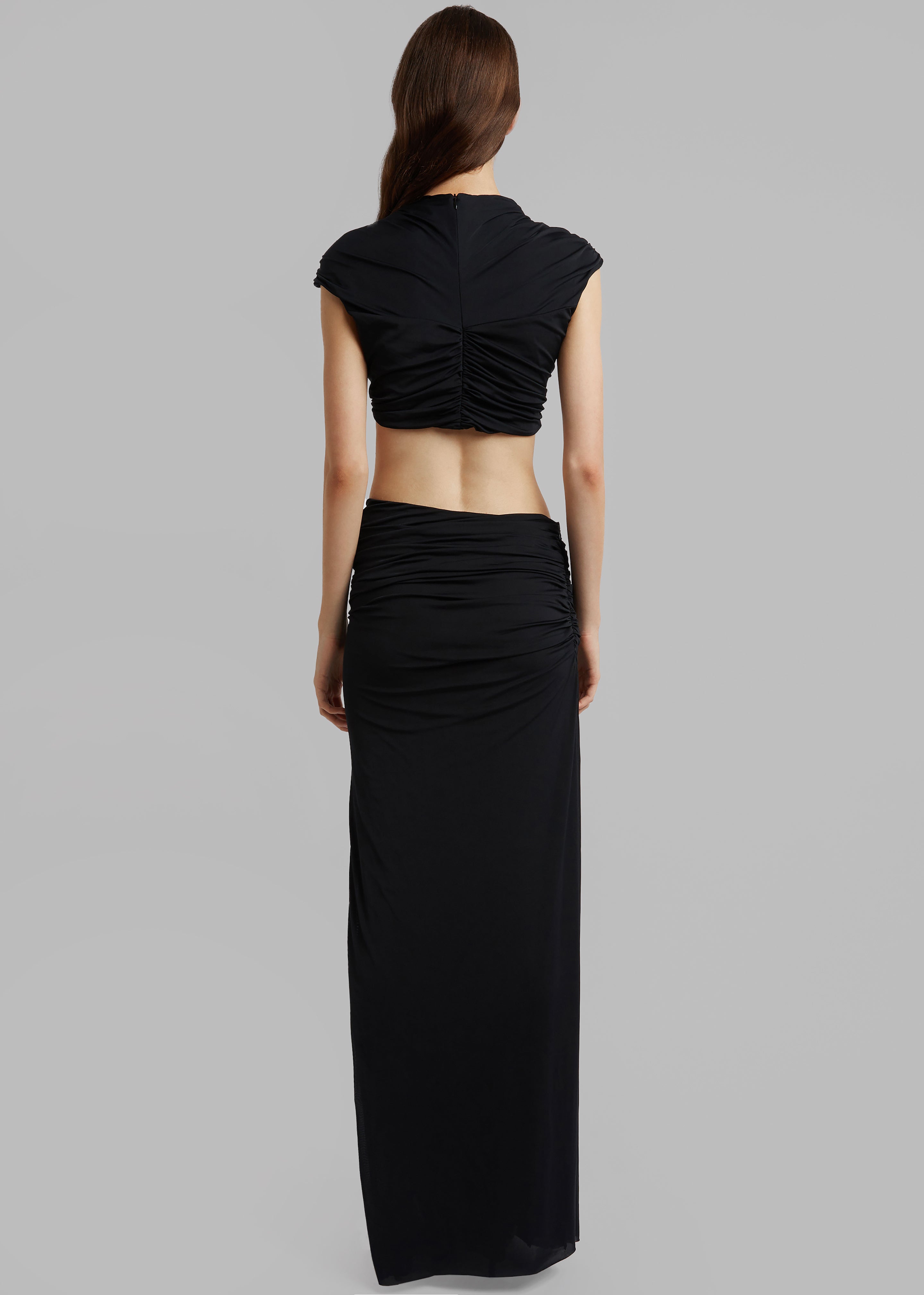 Christopher Esber Venus Crop Top - Black - 7