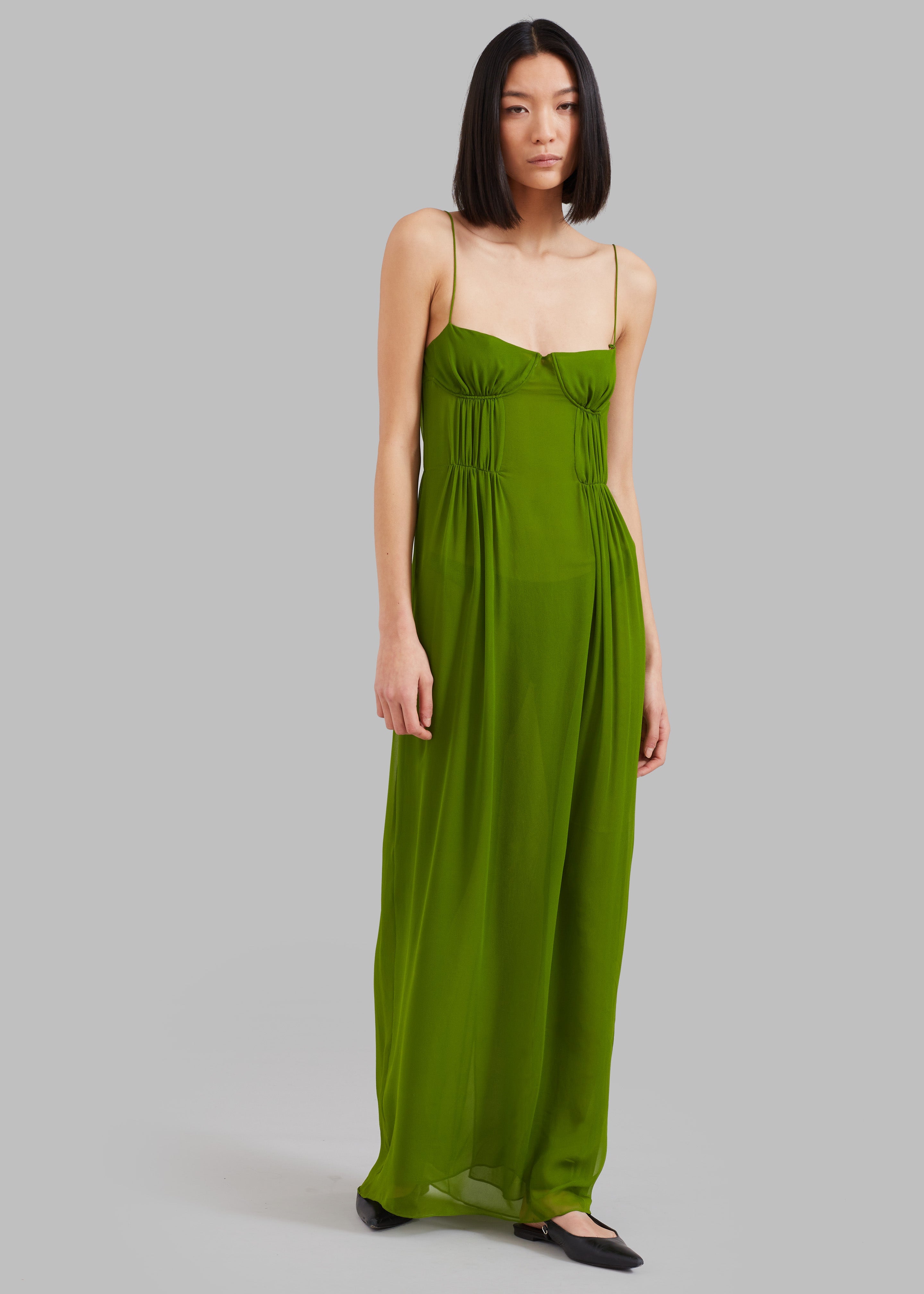 Christopher Esber Balconette Bra Dress - Vert Green - 5