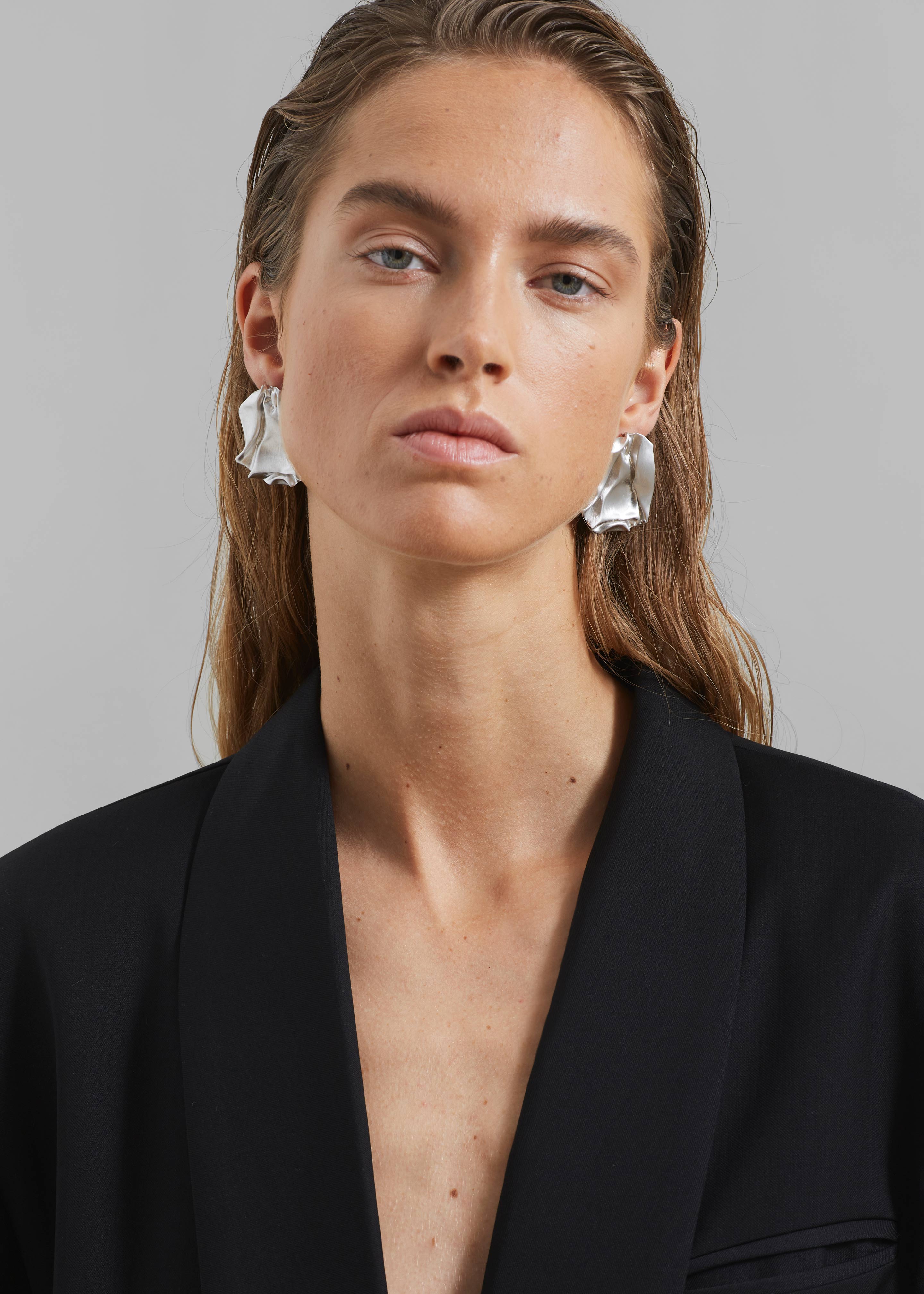 Completedworks Groundswell Earrings - Platinum - 2