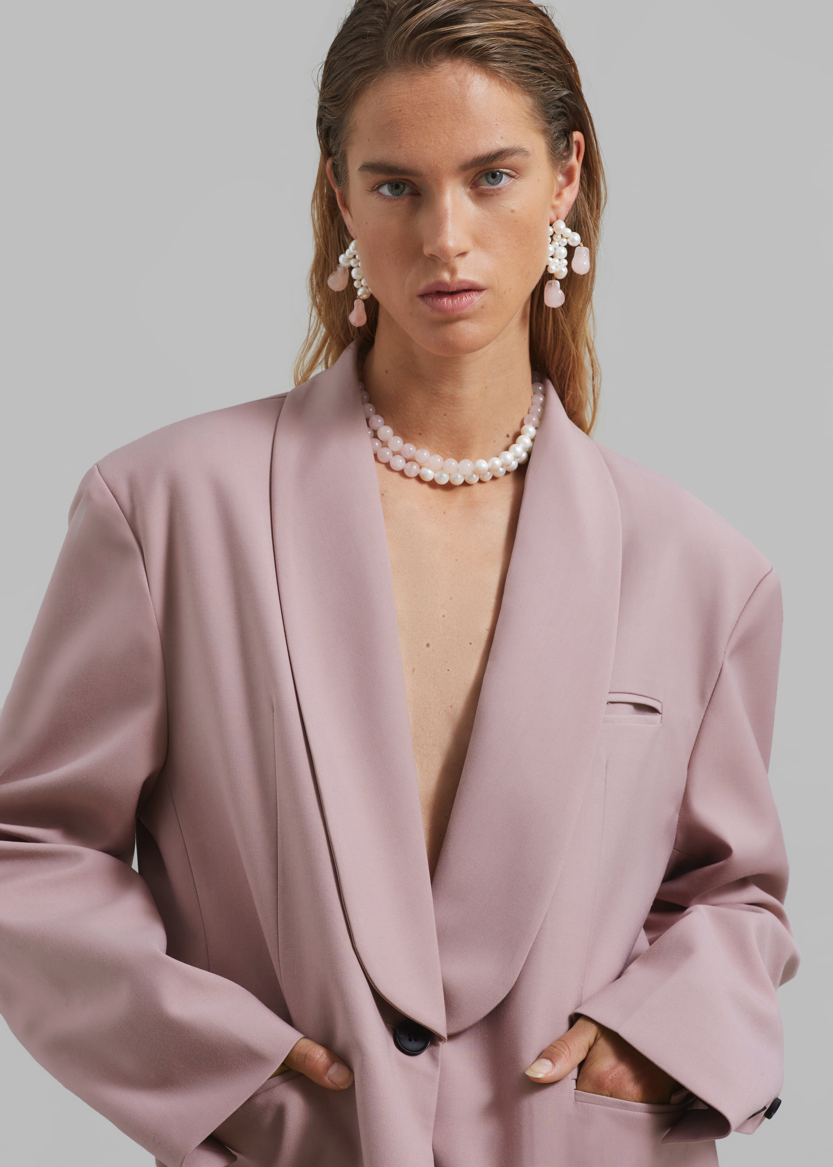 Completedworks (Some Lost) Time Necklace - Rose Quartz - 2