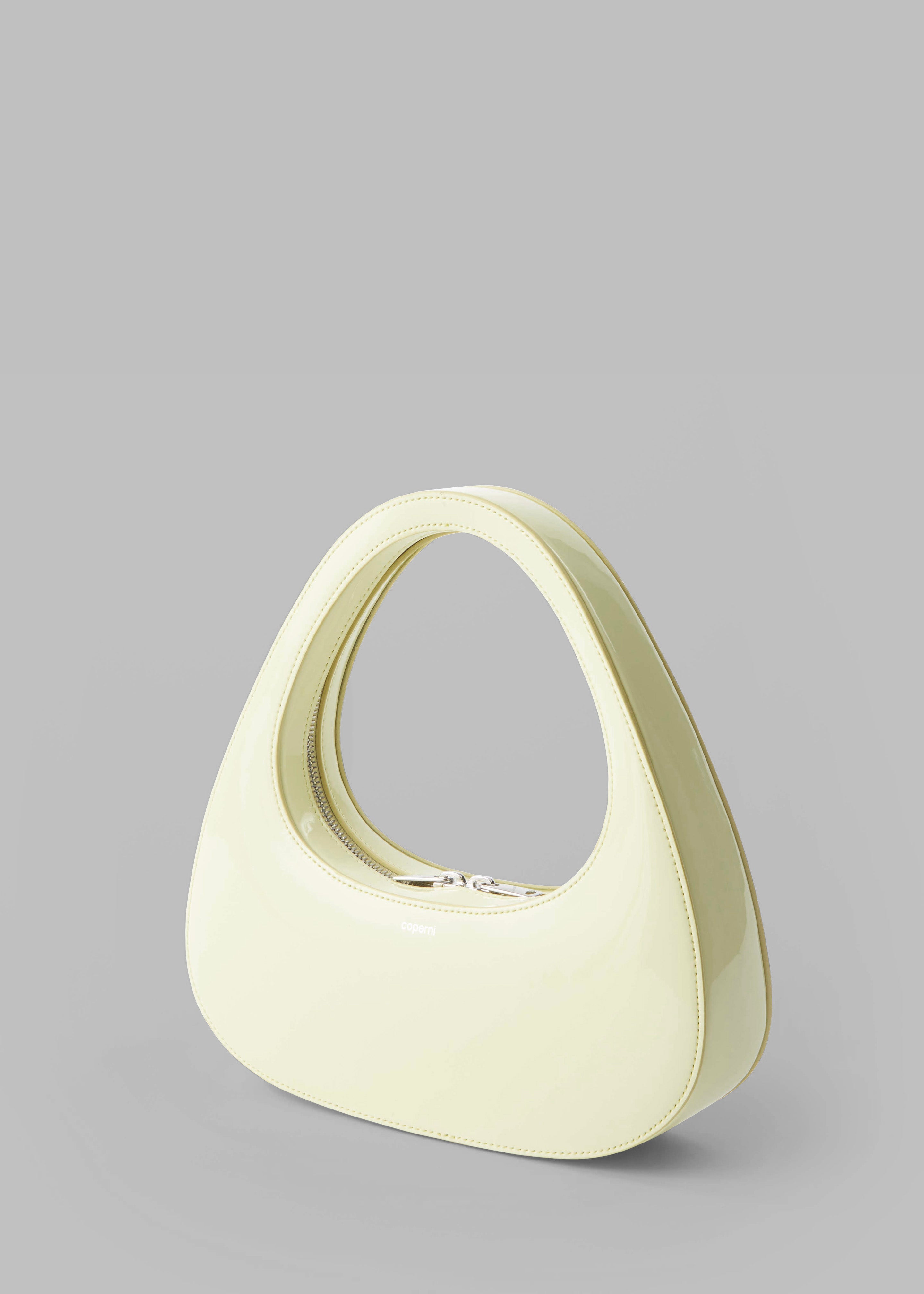 Coperni Patent Baguette Swipe Bag - Light Yellow - 3