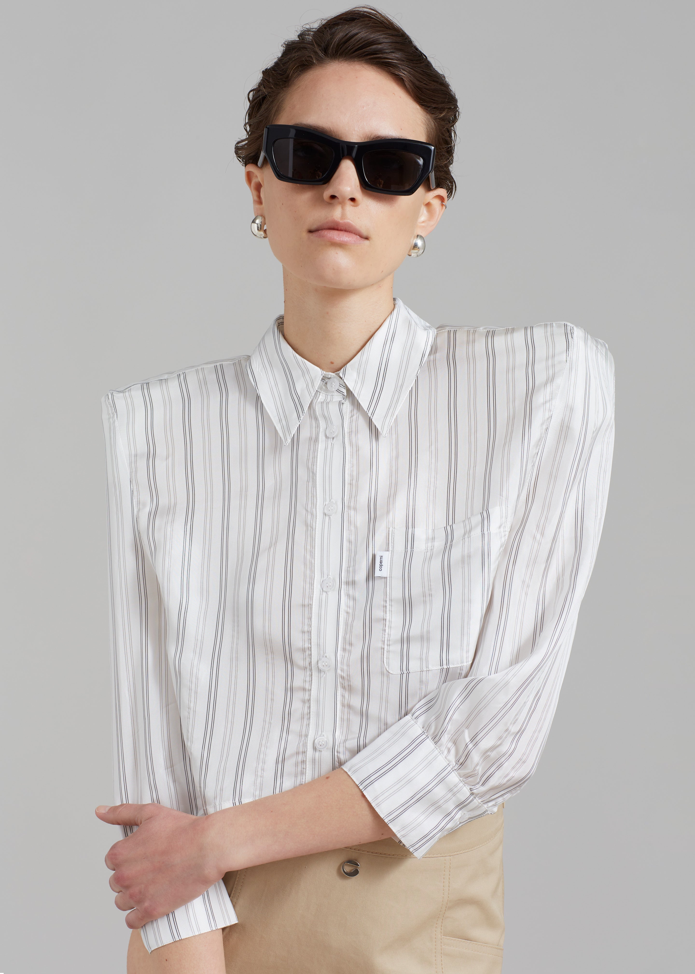 Coperni Power Shirt - Ivory - 3