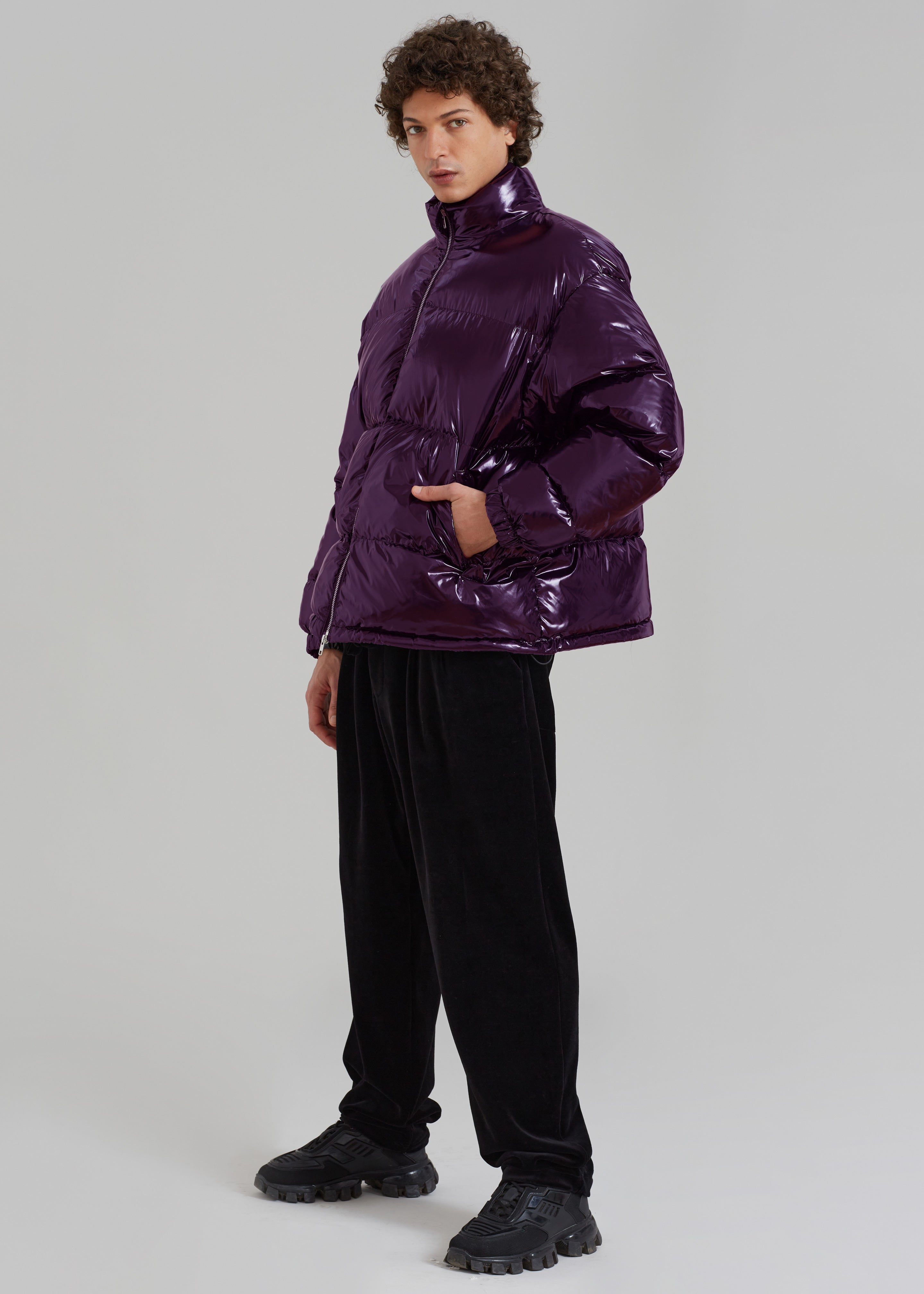 Carson Gloss Puffer - Aubergine - 6