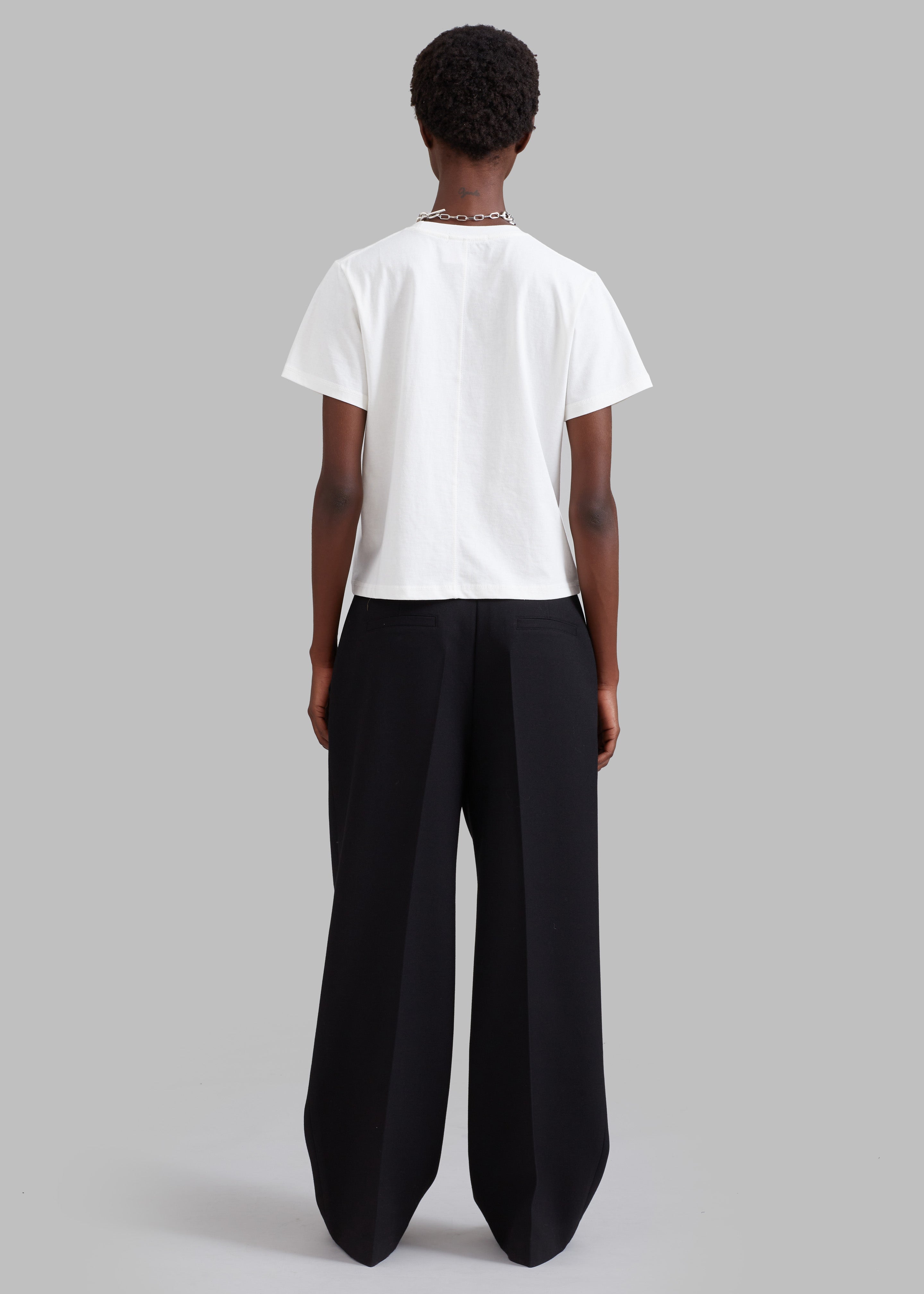 Cian Pintuck Trousers - Black - 7