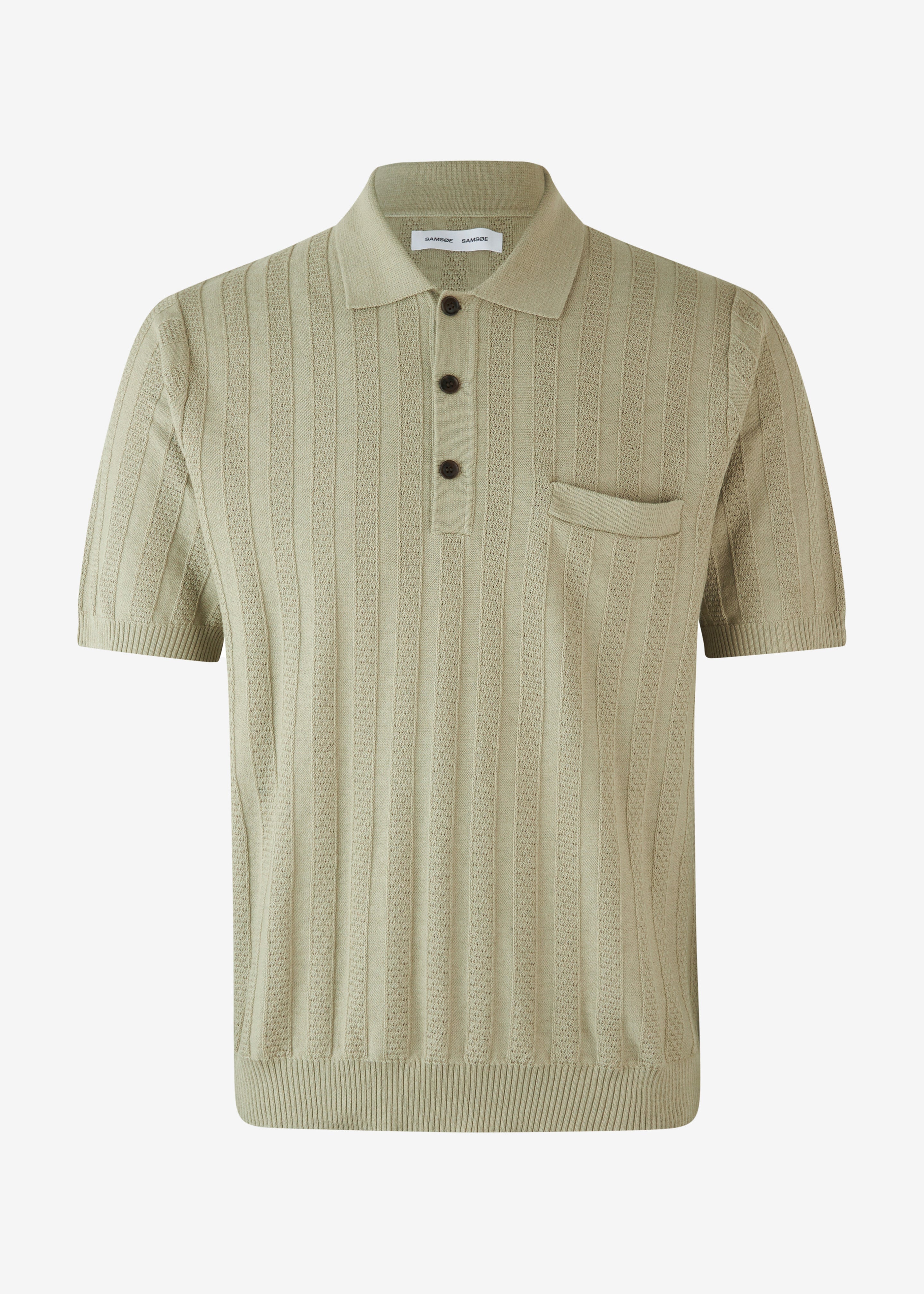 Samsøe Samsøe Conal Polo - Agate Grey - 4