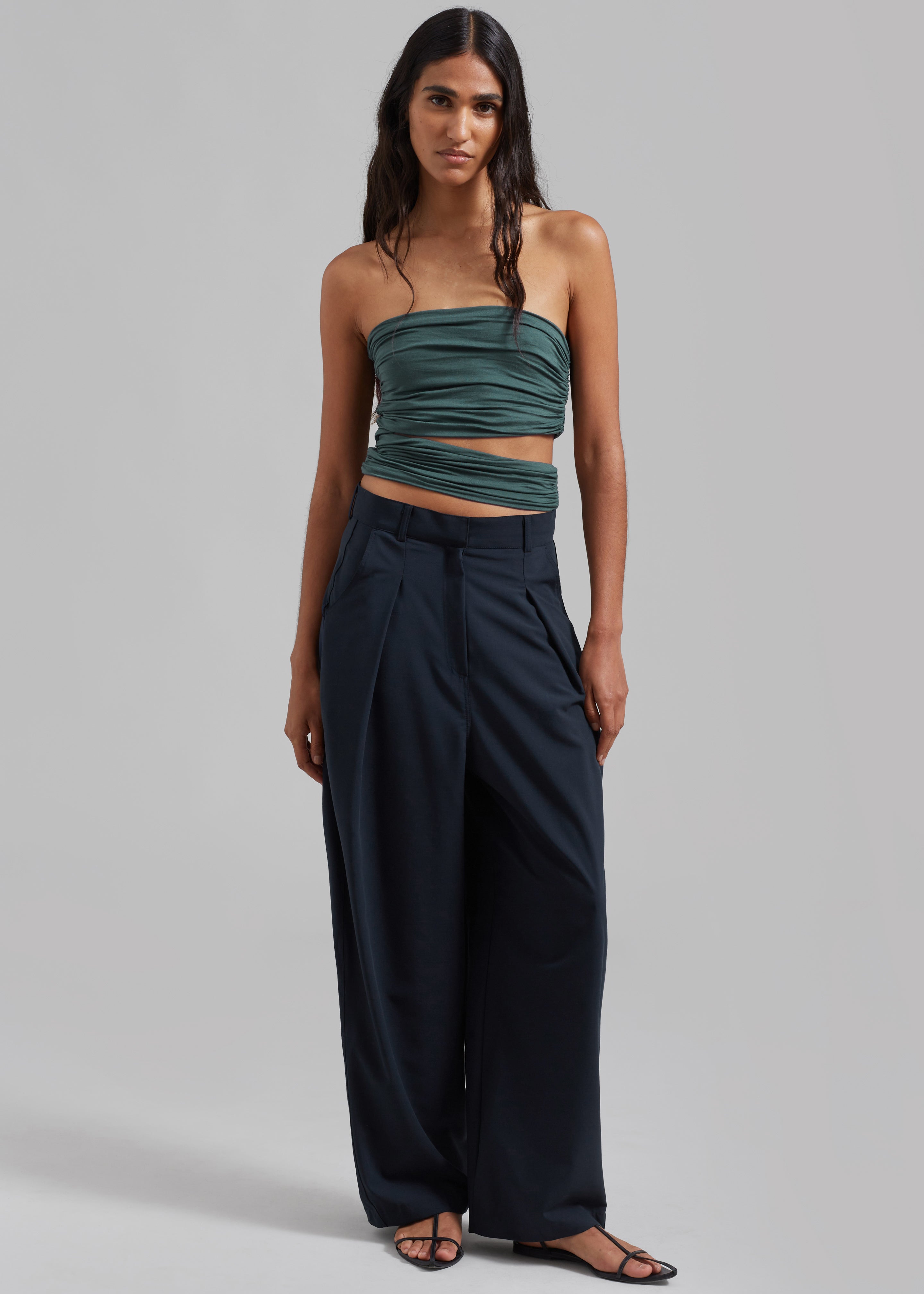 Dani Wide Pants - Navy - 6