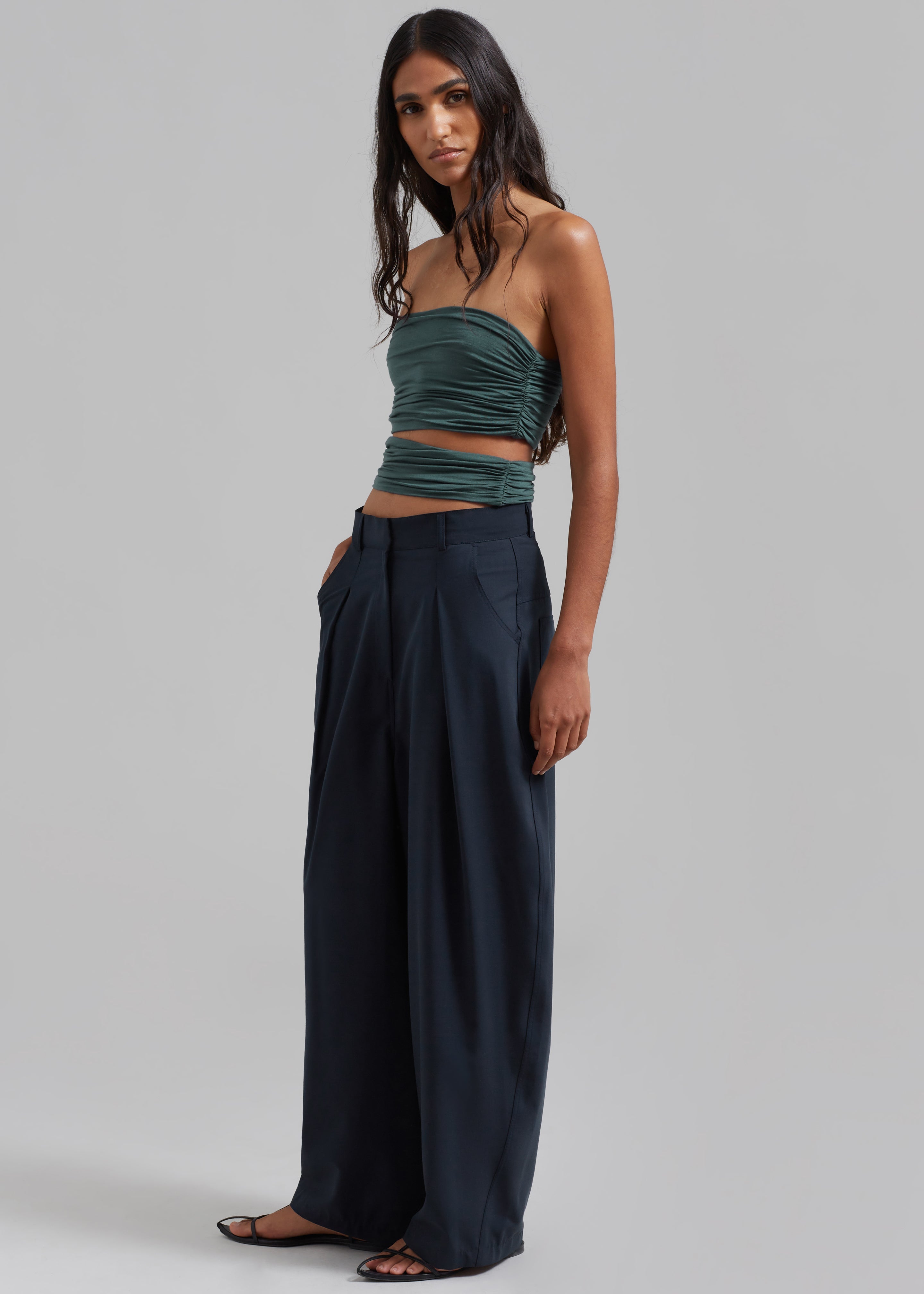 Dani Wide Pants - Navy - 7