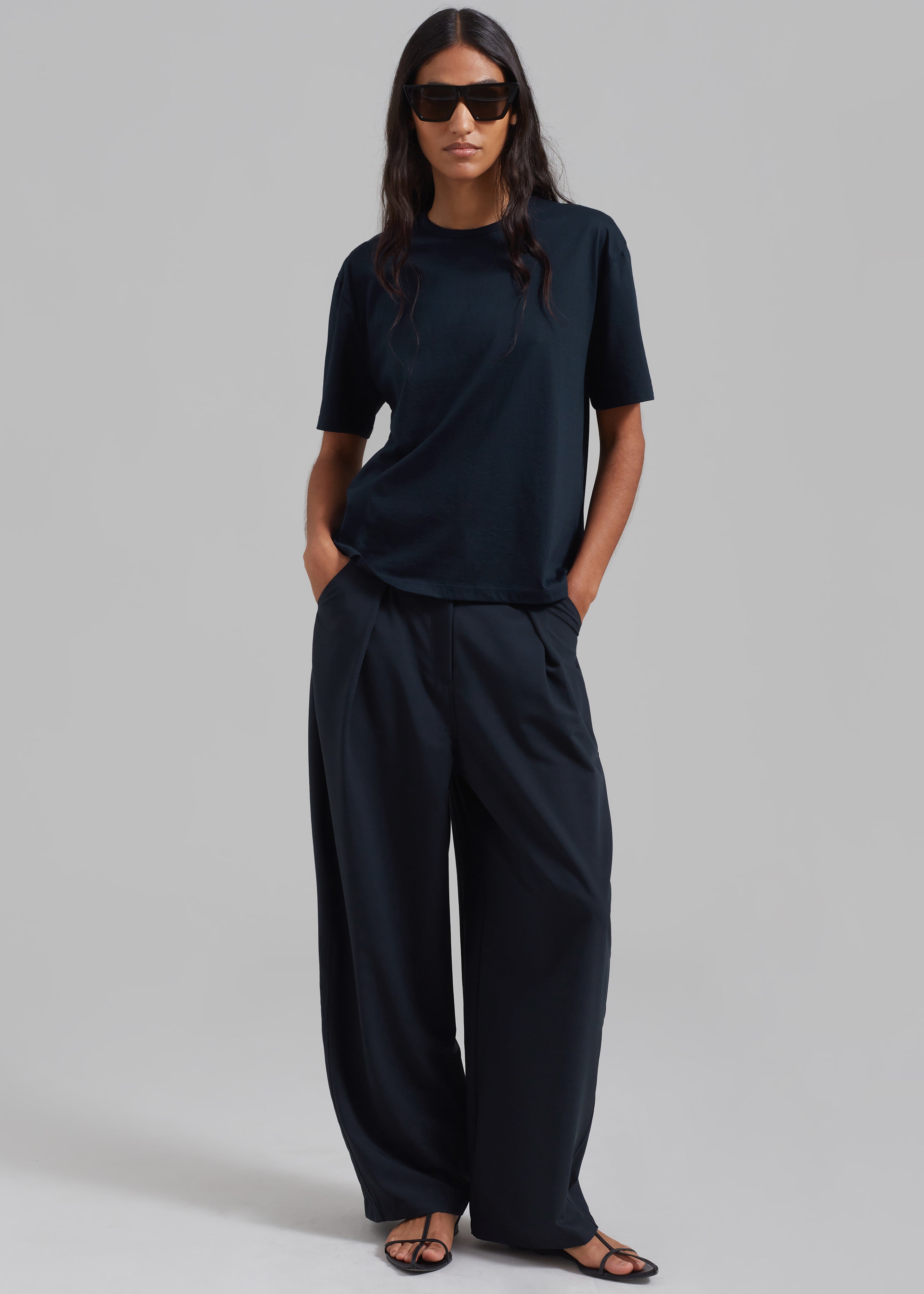 Dani Wide Pants - Navy - 4