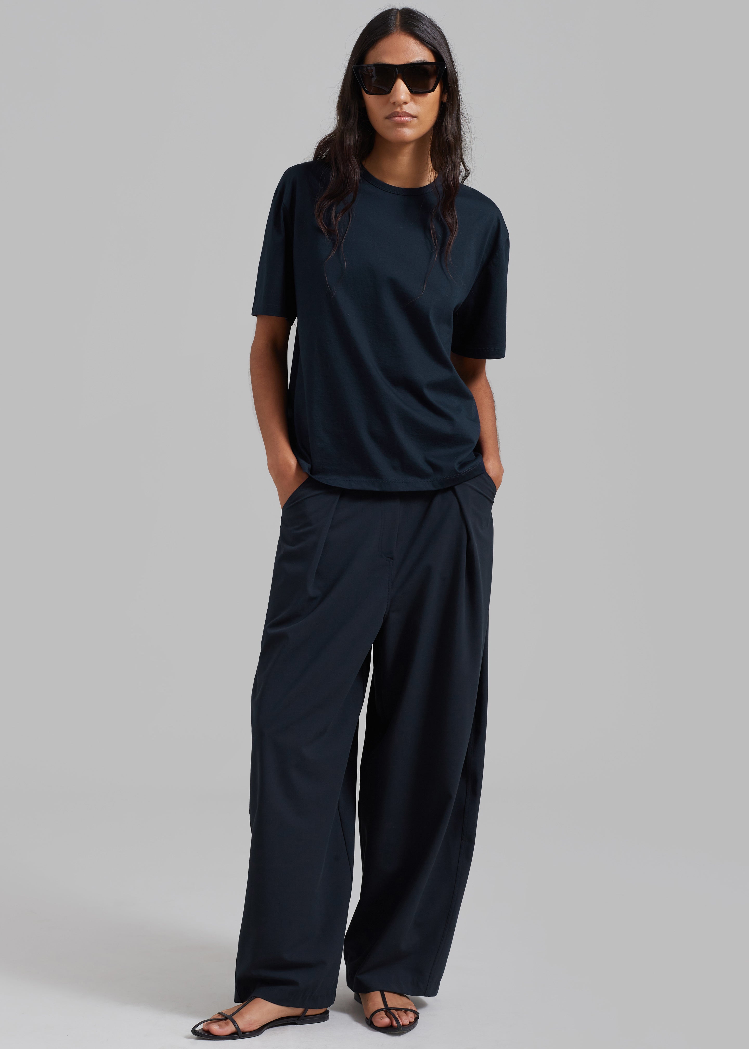 Dani Wide Pants - Navy - 8
