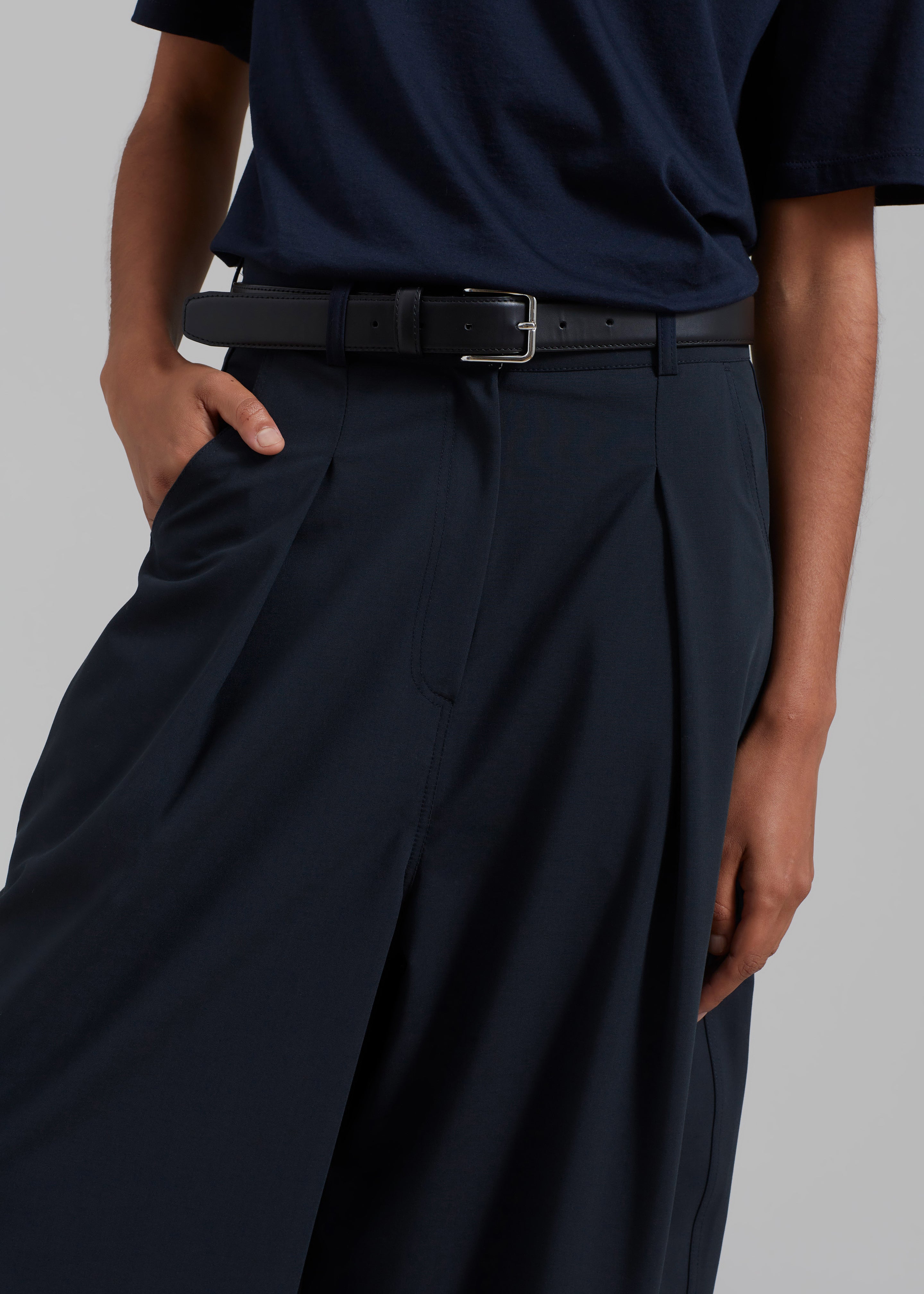 Dani Wide Pants - Navy - 3