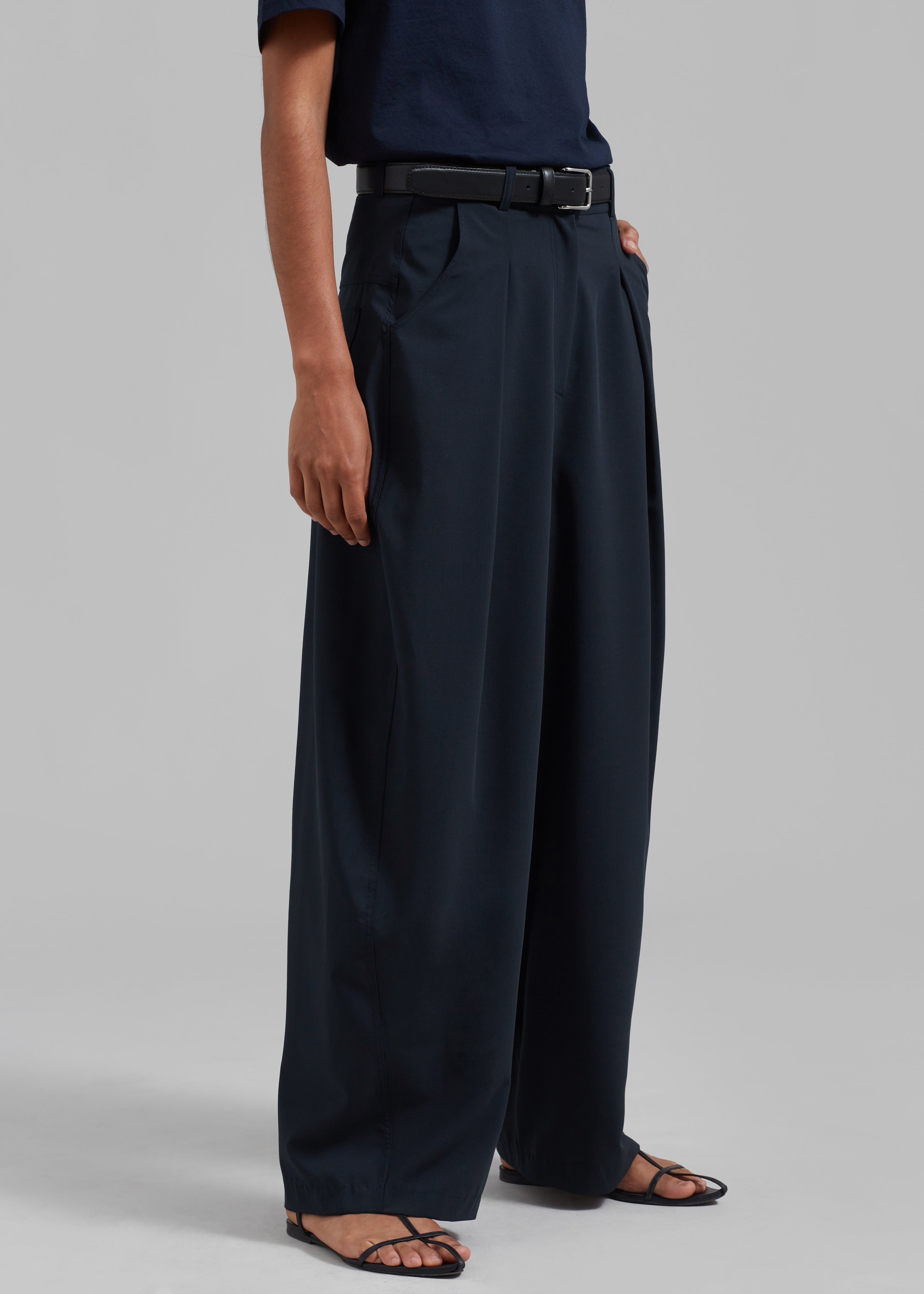 Dani Wide Pants - Navy - 5