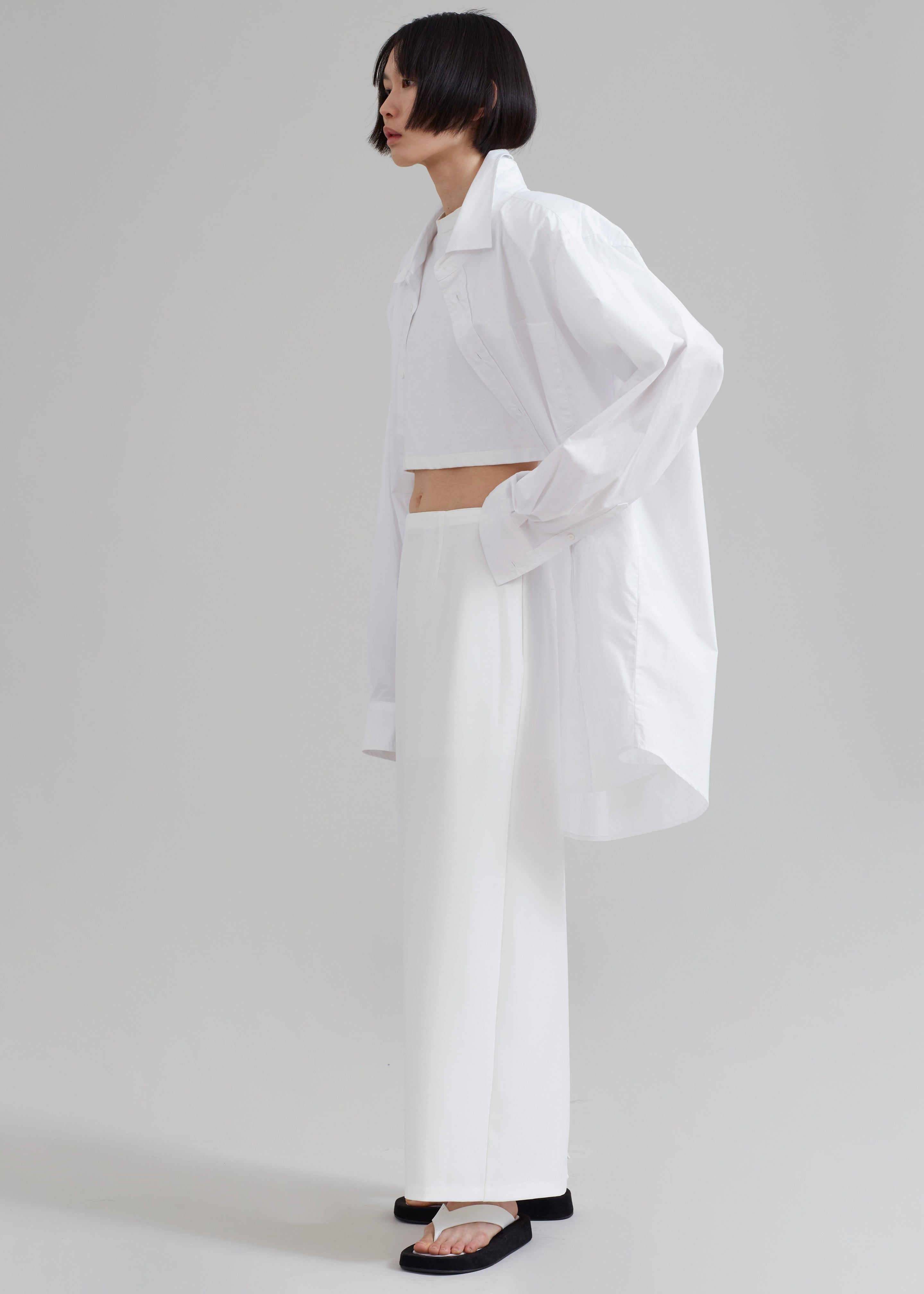Demi Pencil Skirt - White - 9