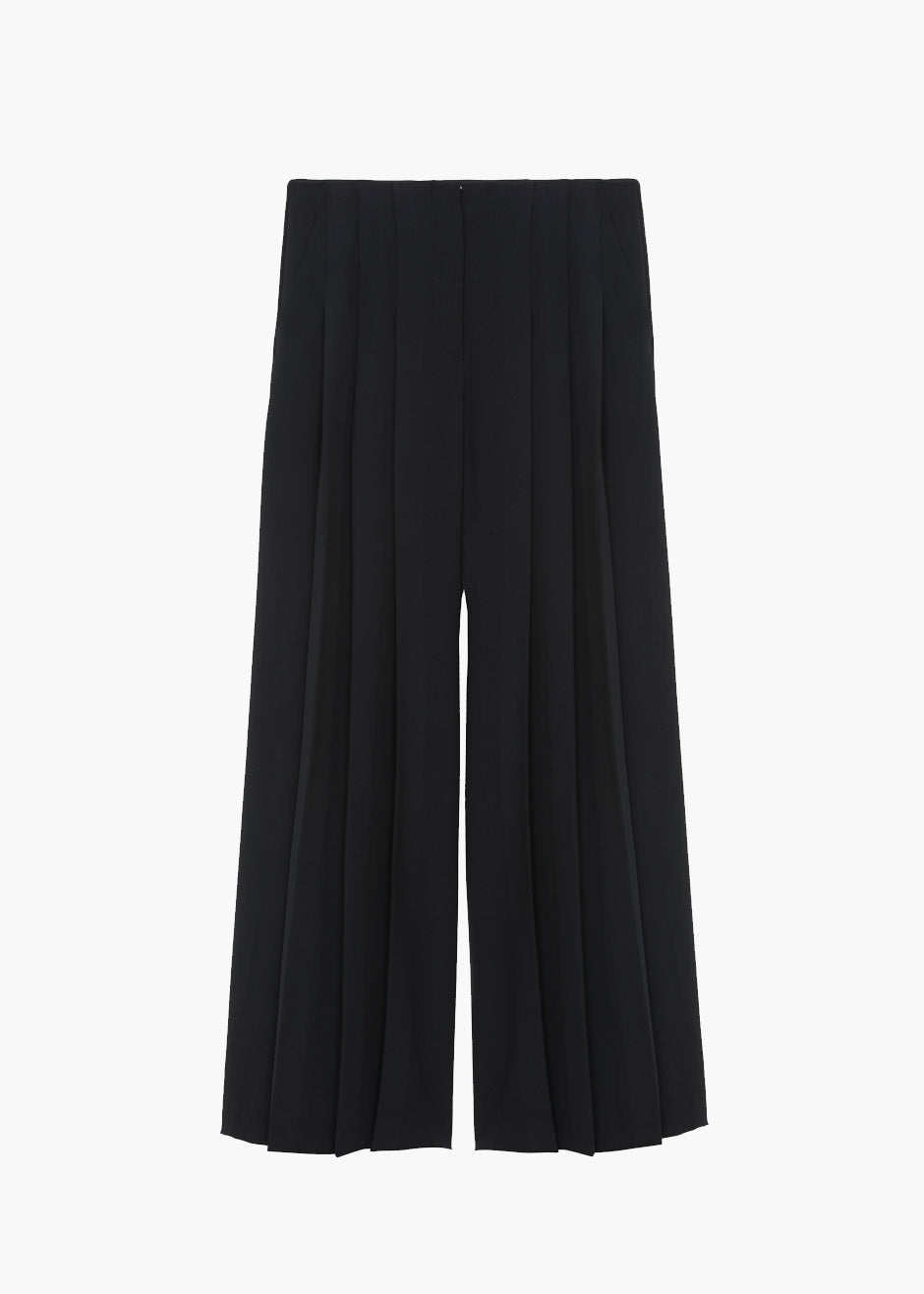 Dillon Pleated Pants - Black - 11