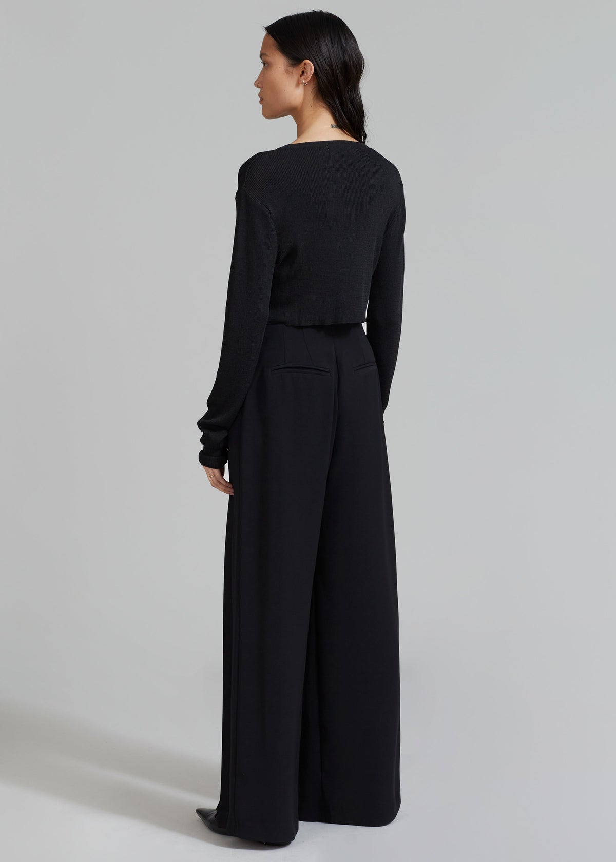 Dillon Pleated Pants - Black - 10