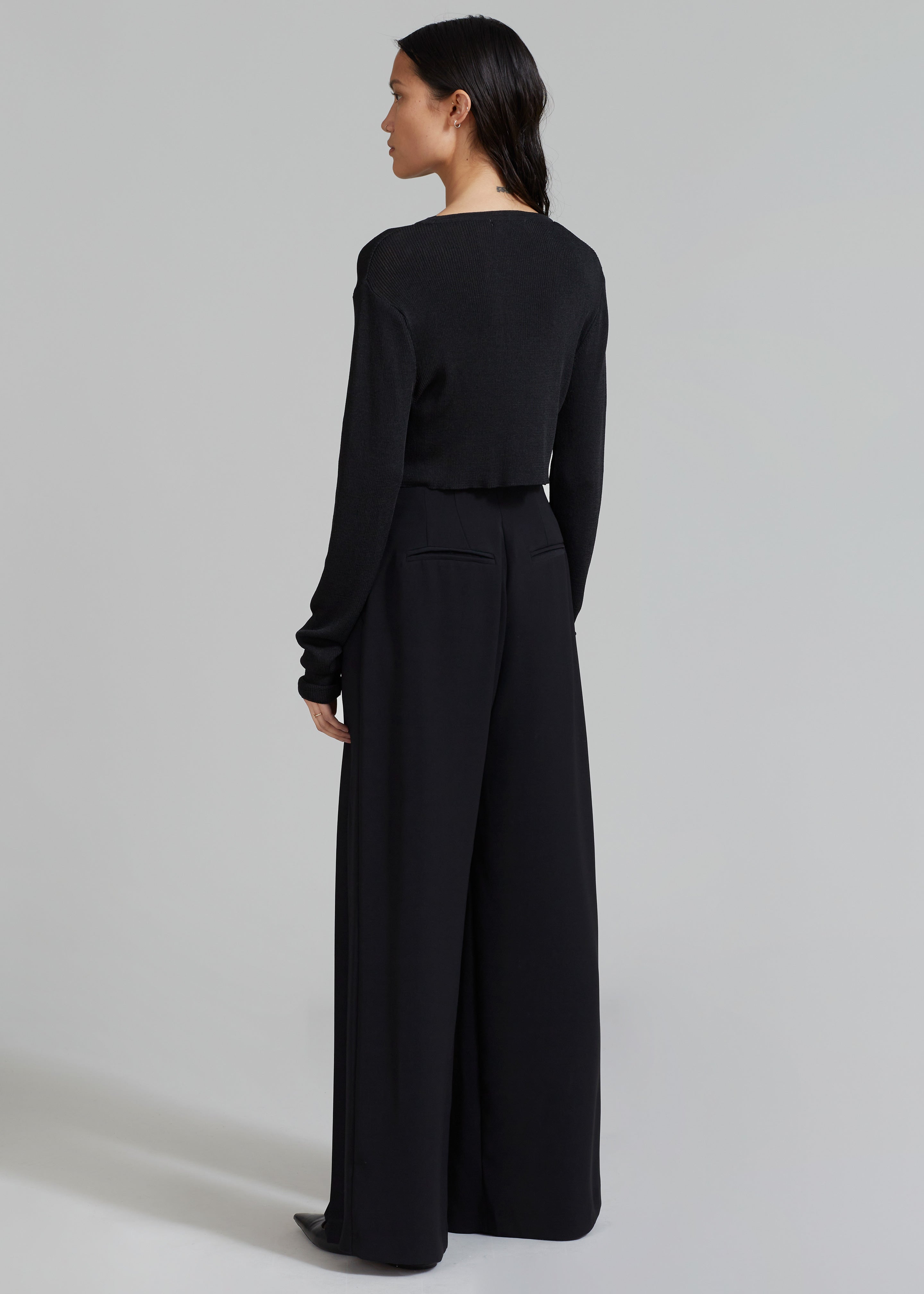 Dillon Pleated Pants - Black - 10
