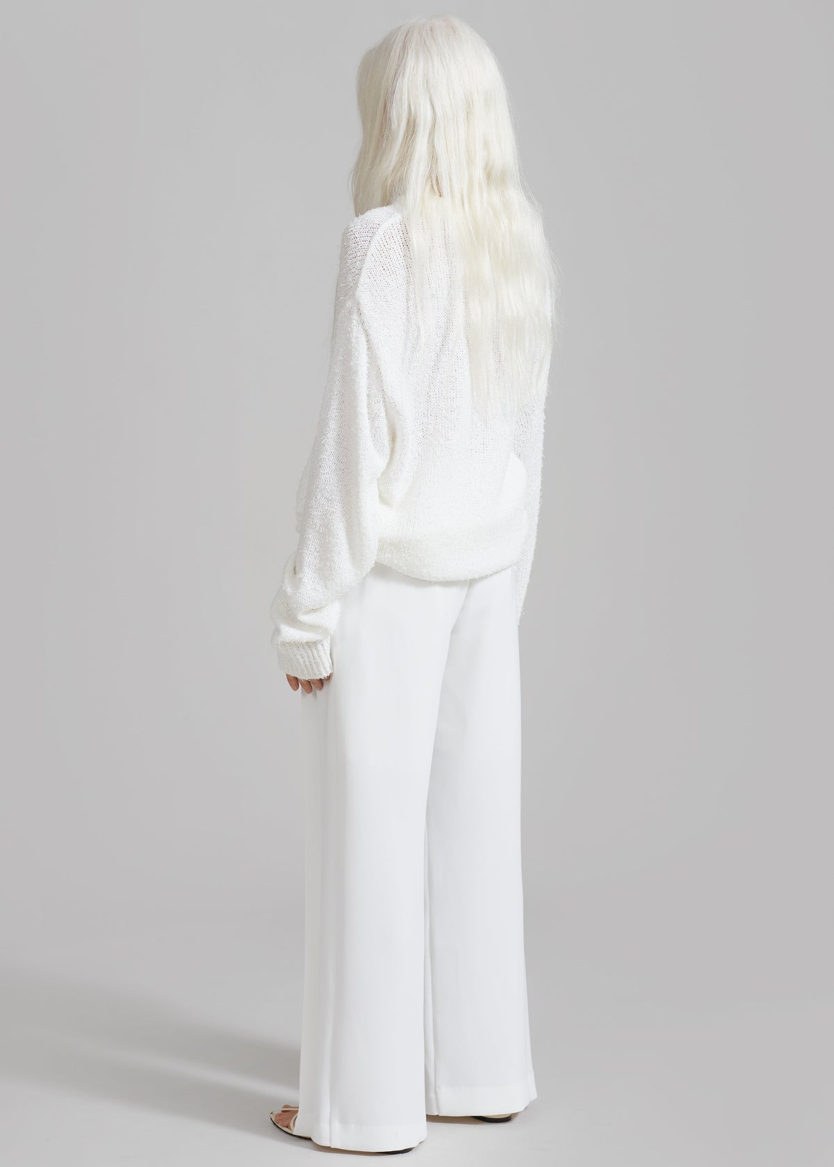 Dillon Pleated Pants - White - 8
