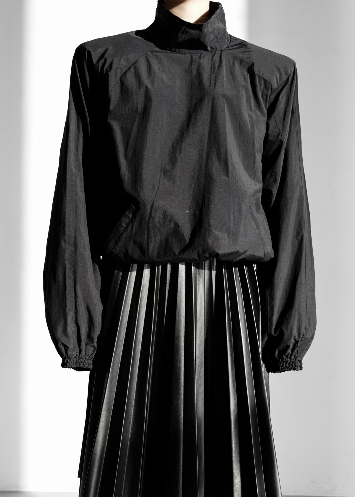 Doyle Mockneck Anorak - Black - 5