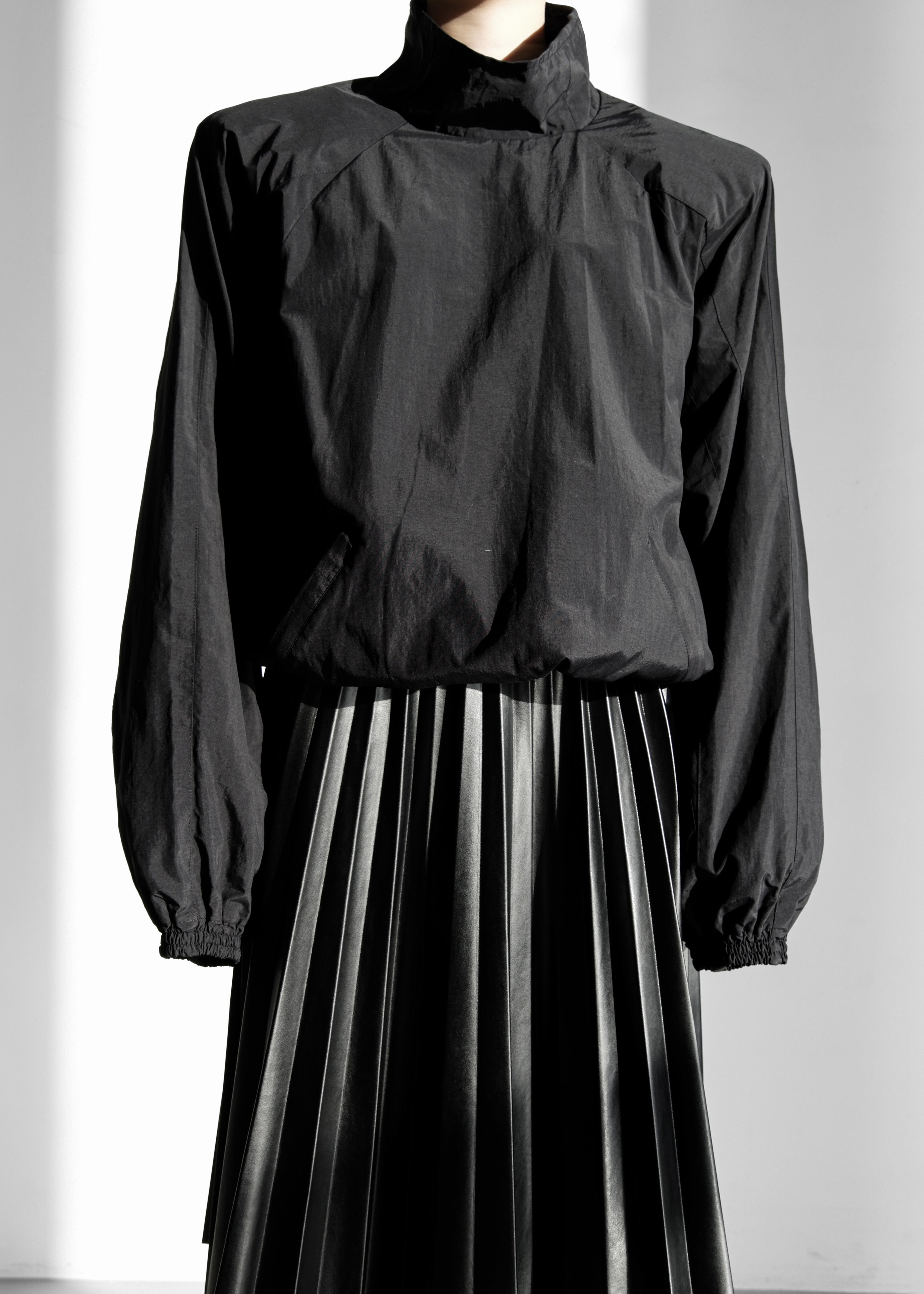 Doyle Mockneck Anorak - Black - 5