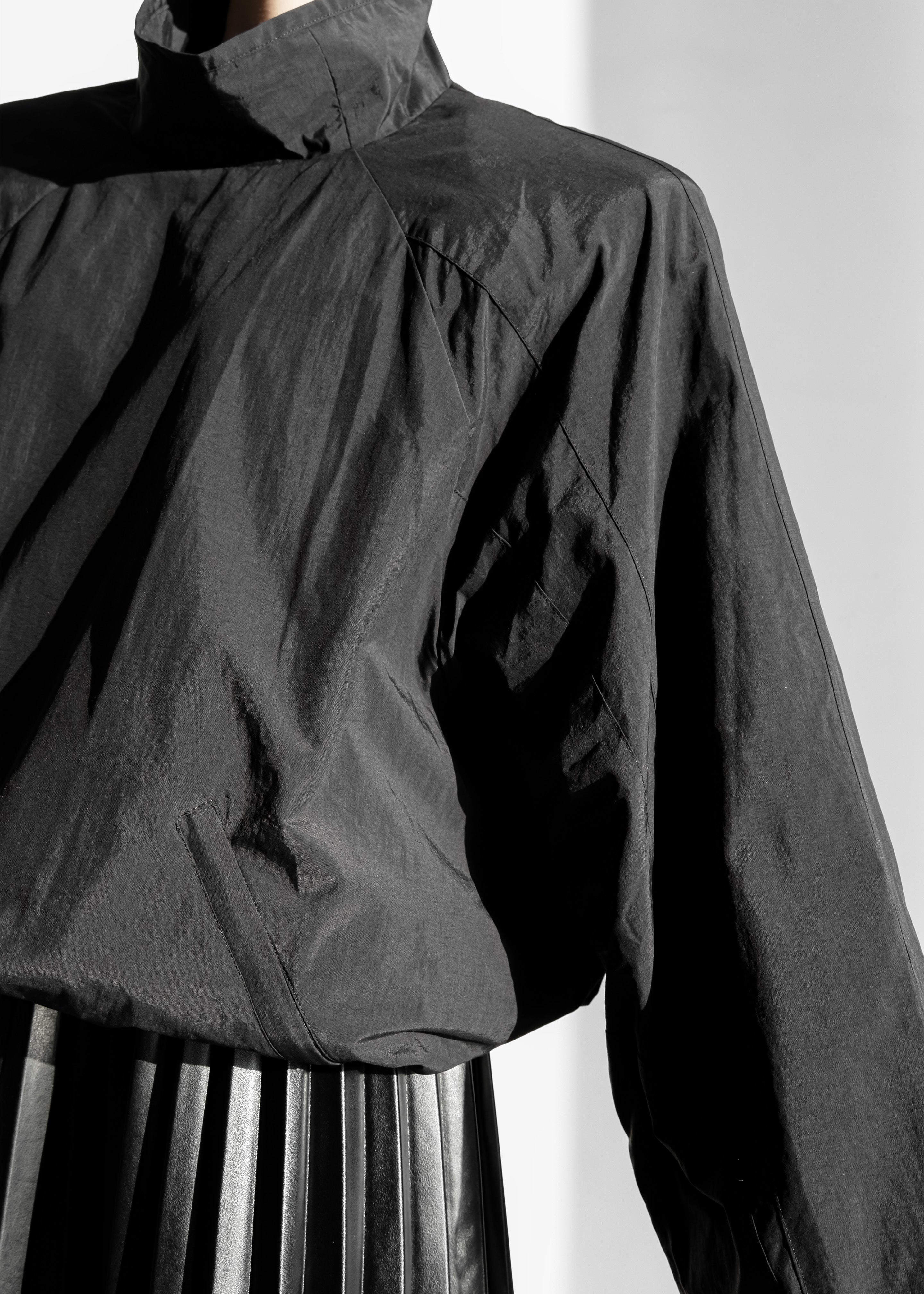 Doyle Mockneck Anorak - Black - 9