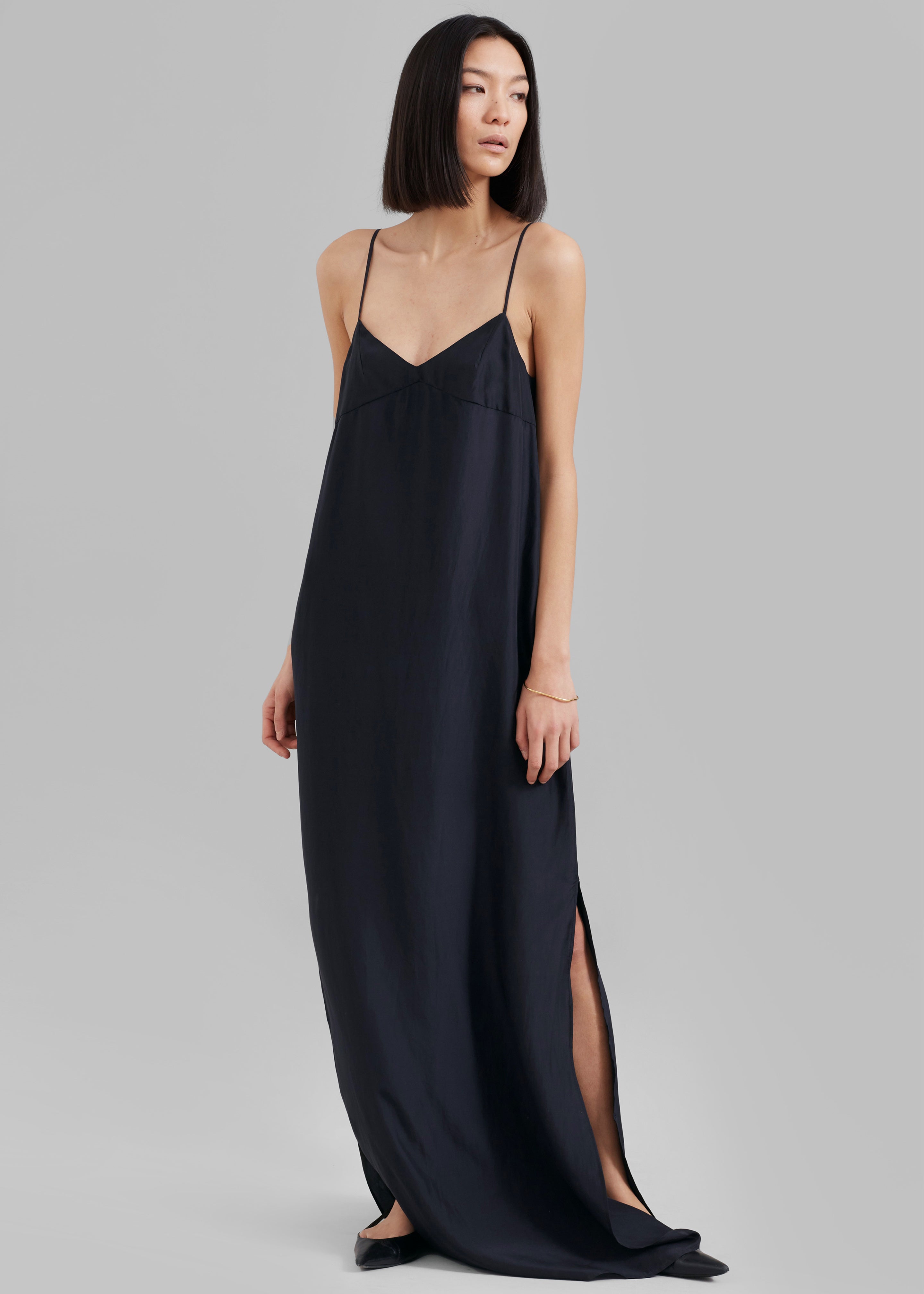 Dylana Sleeveless Maxi Dress - Navy - 1
