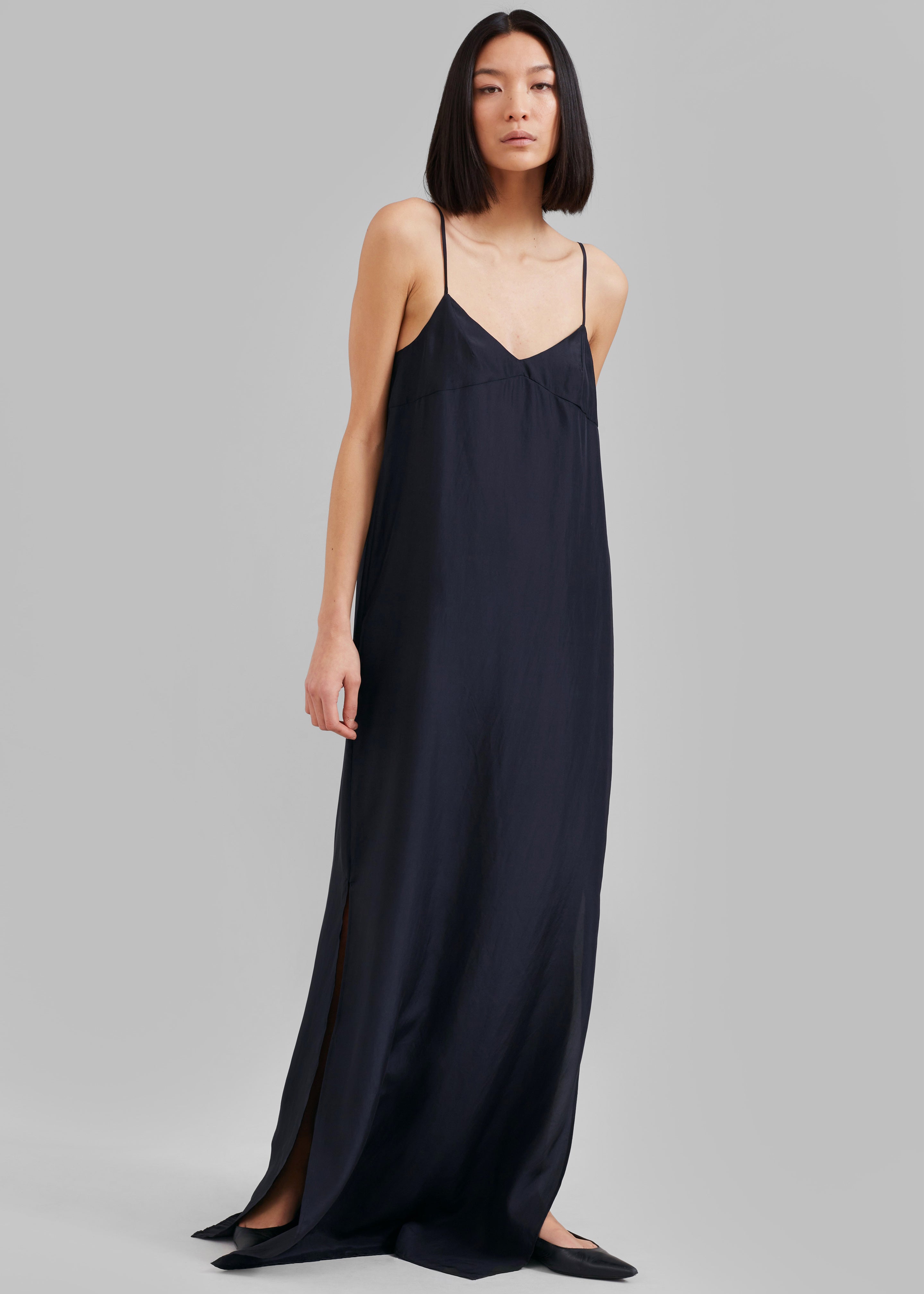 Dylana Sleeveless Maxi Dress - Navy - 5