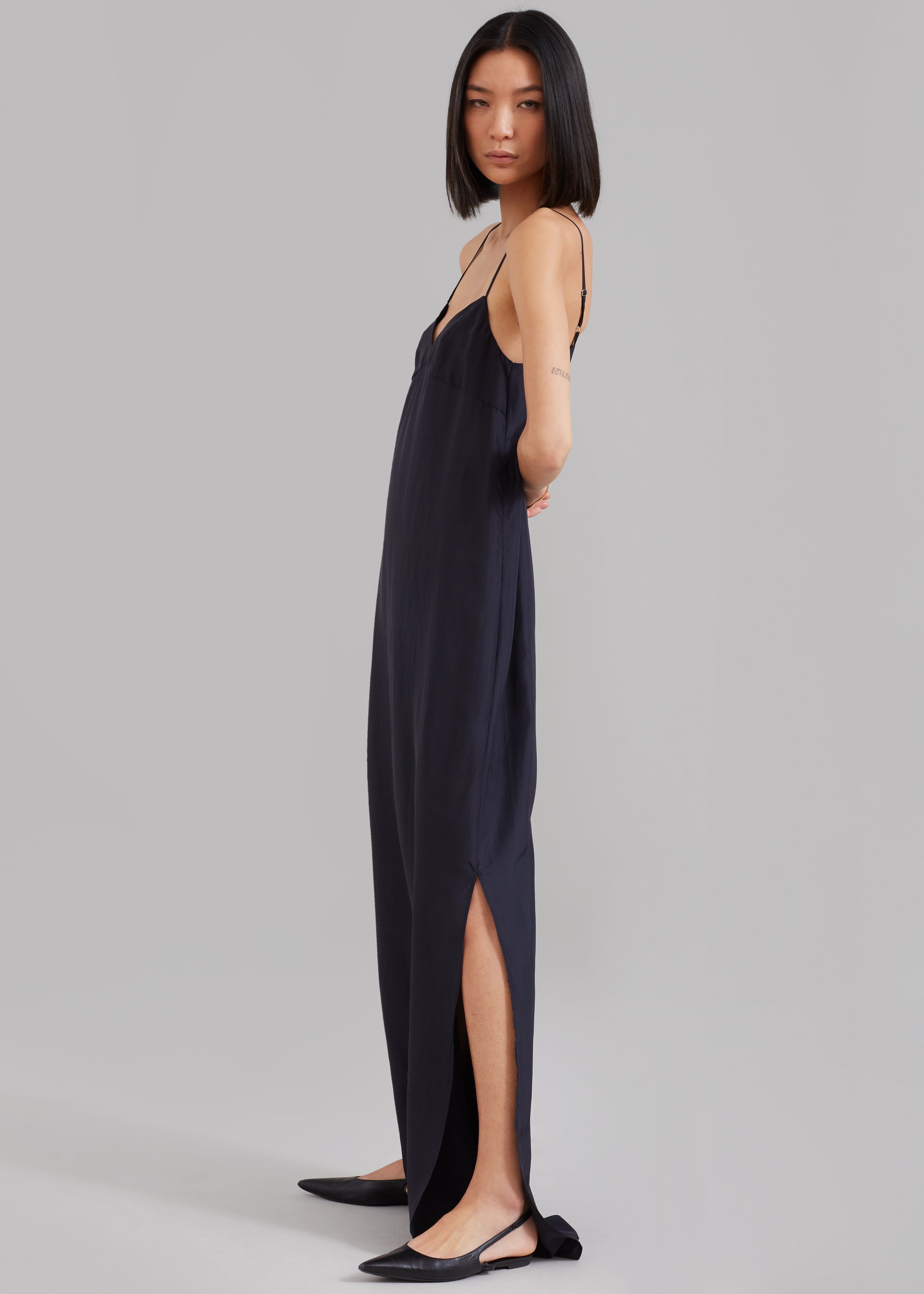 Dylana Sleeveless Maxi Dress - Navy - 2