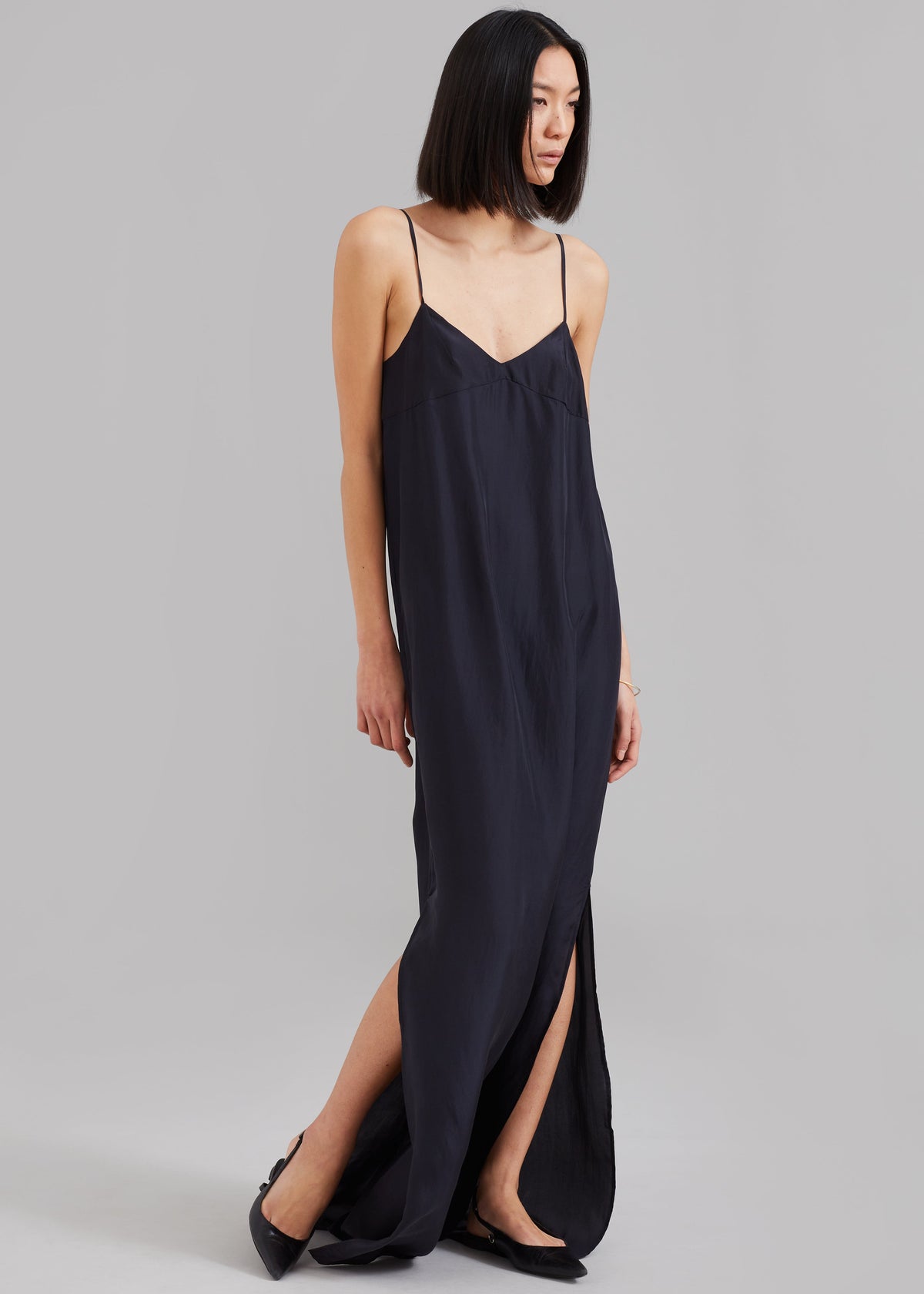 Dylana Sleeveless Maxi Dress - Navy - 4