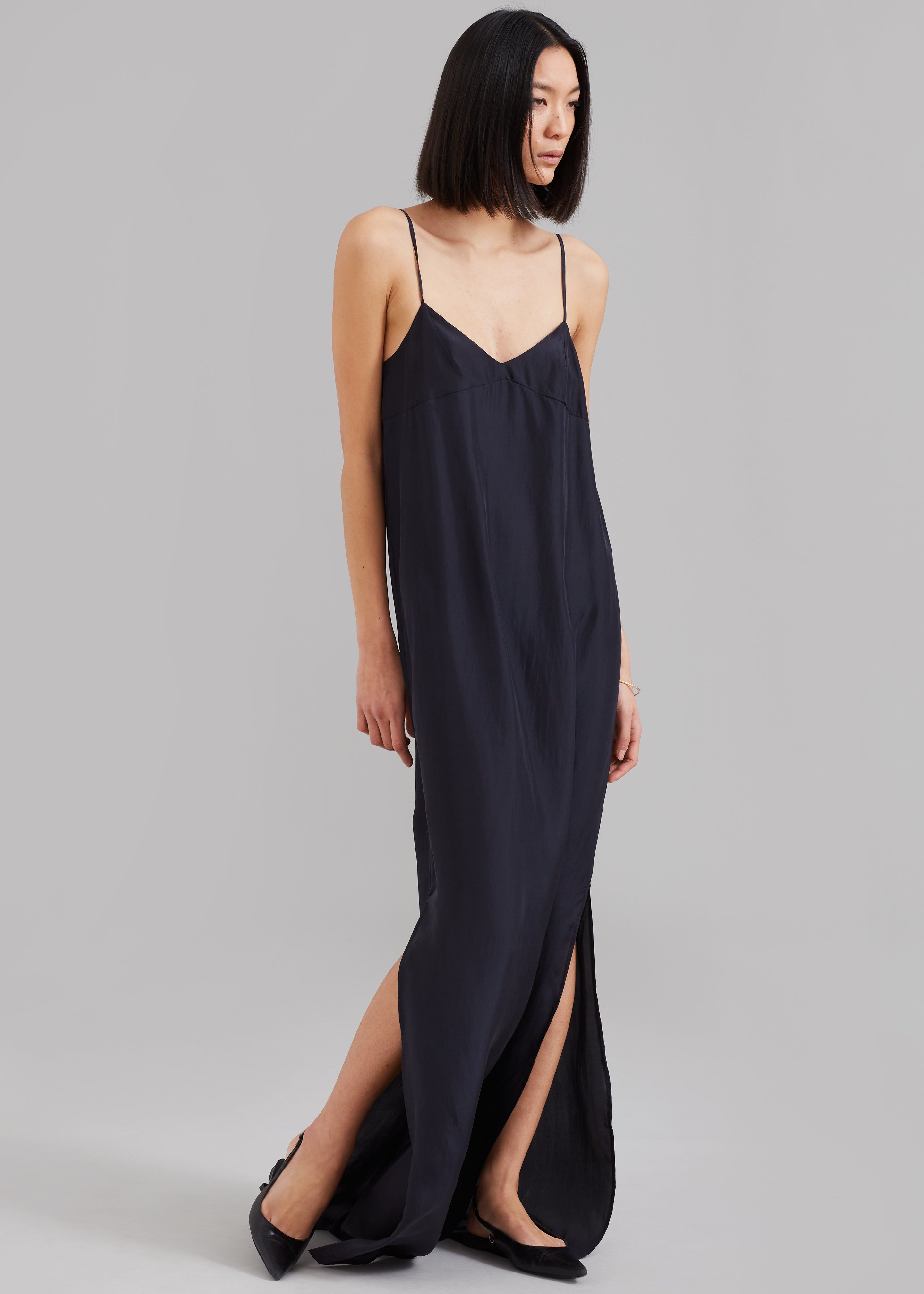Dylana Sleeveless Maxi Dress - Navy - 4