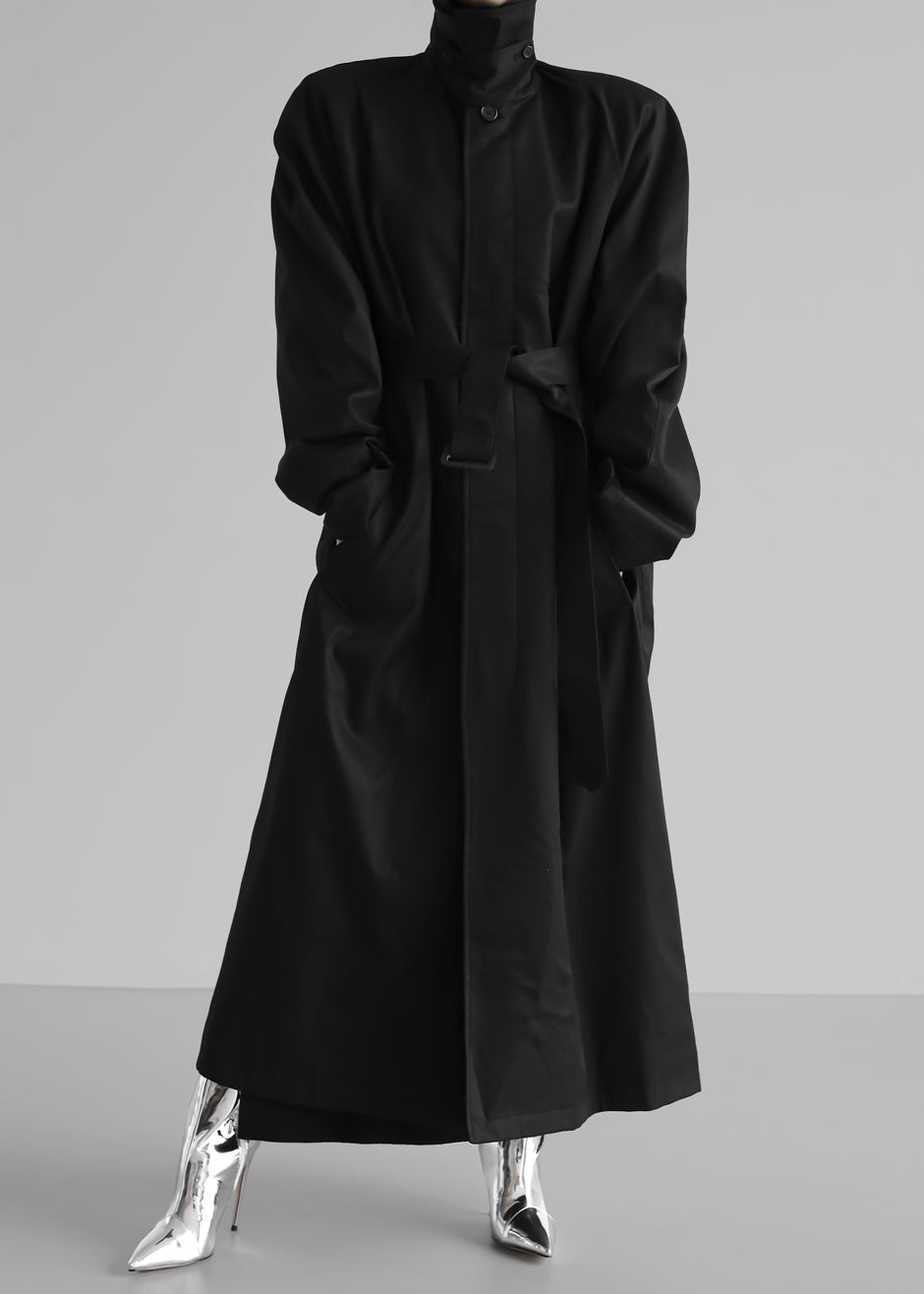Decima Trench Coat - Black - 20