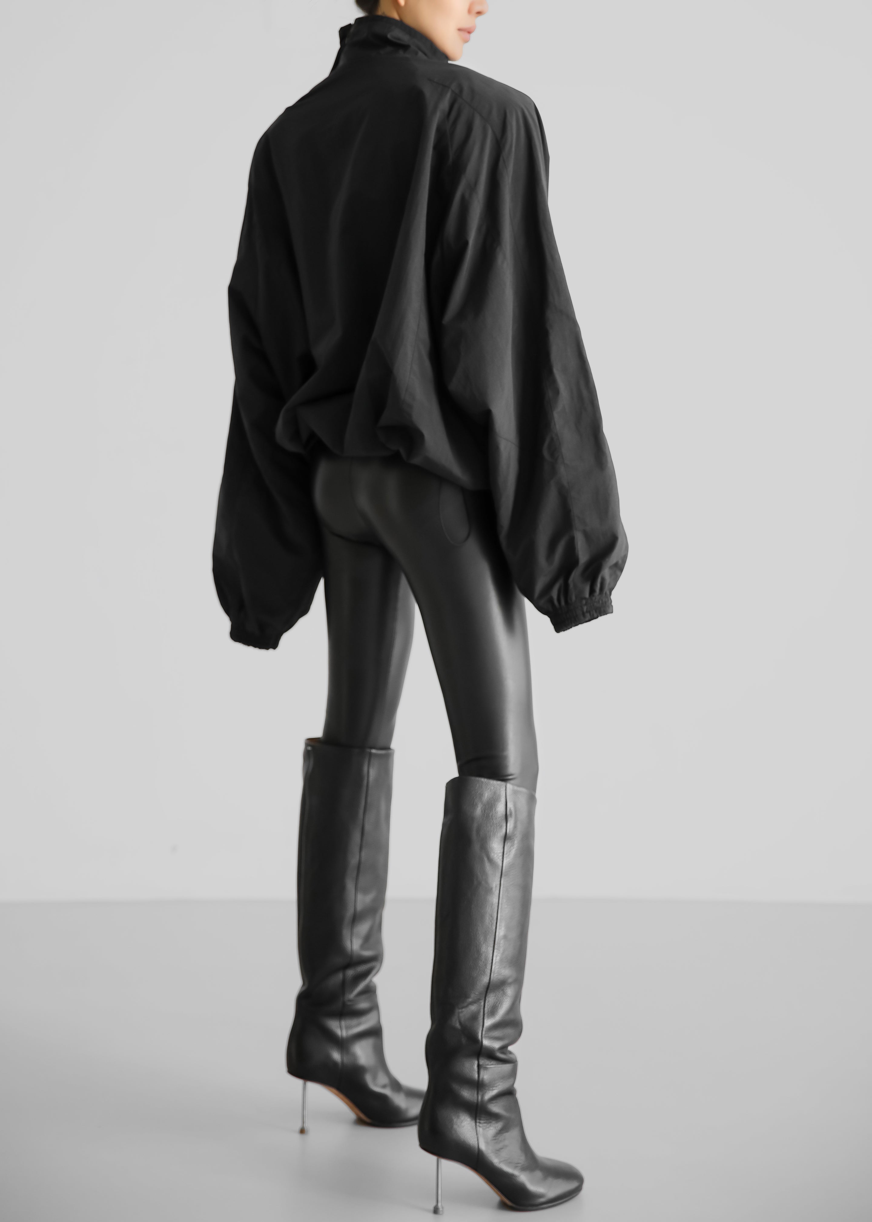 Doyle Mockneck Anorak - Black - 12