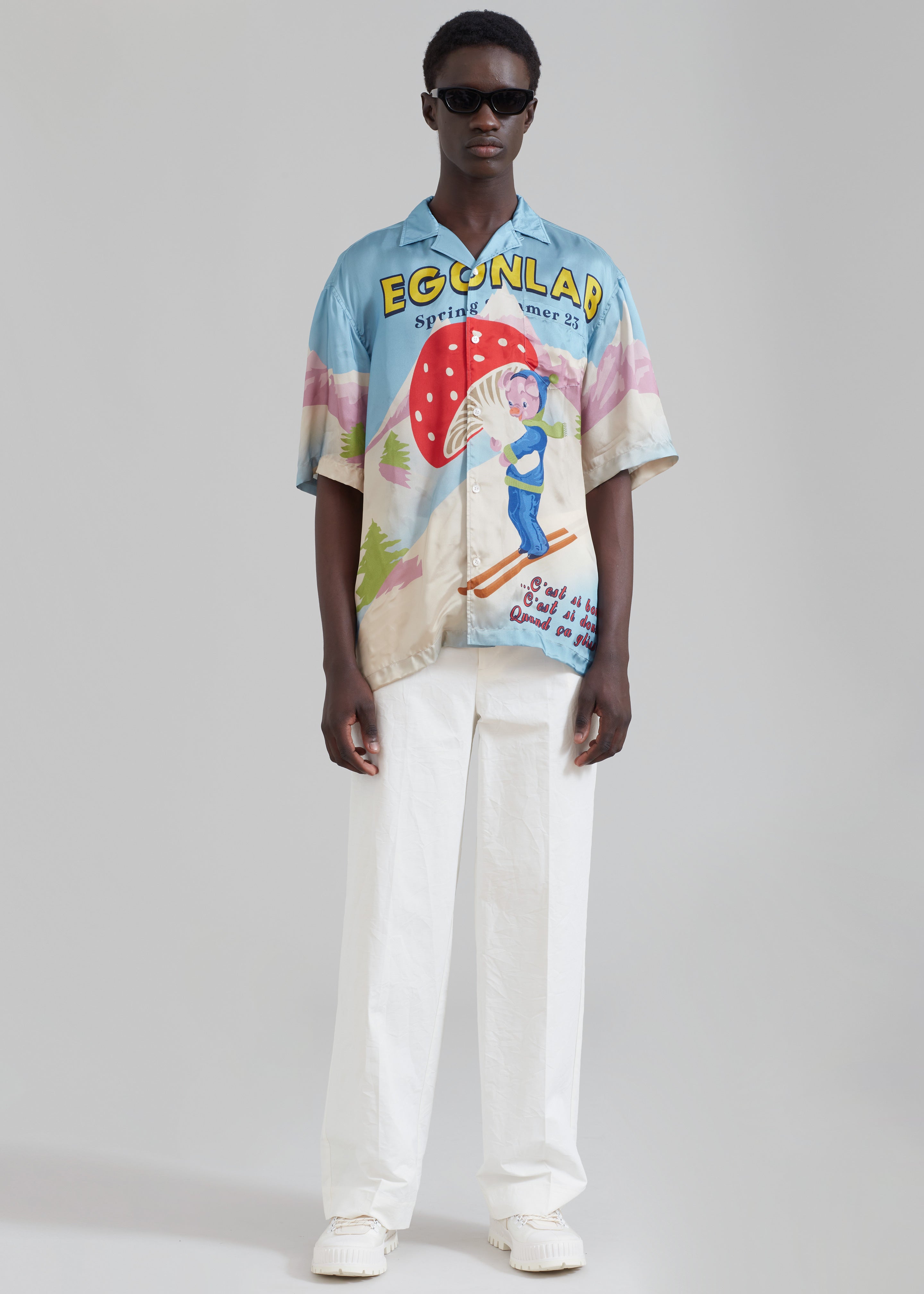 EGONLab Wonderland Summer Shirt - Piggy À La Montagne Print - 2