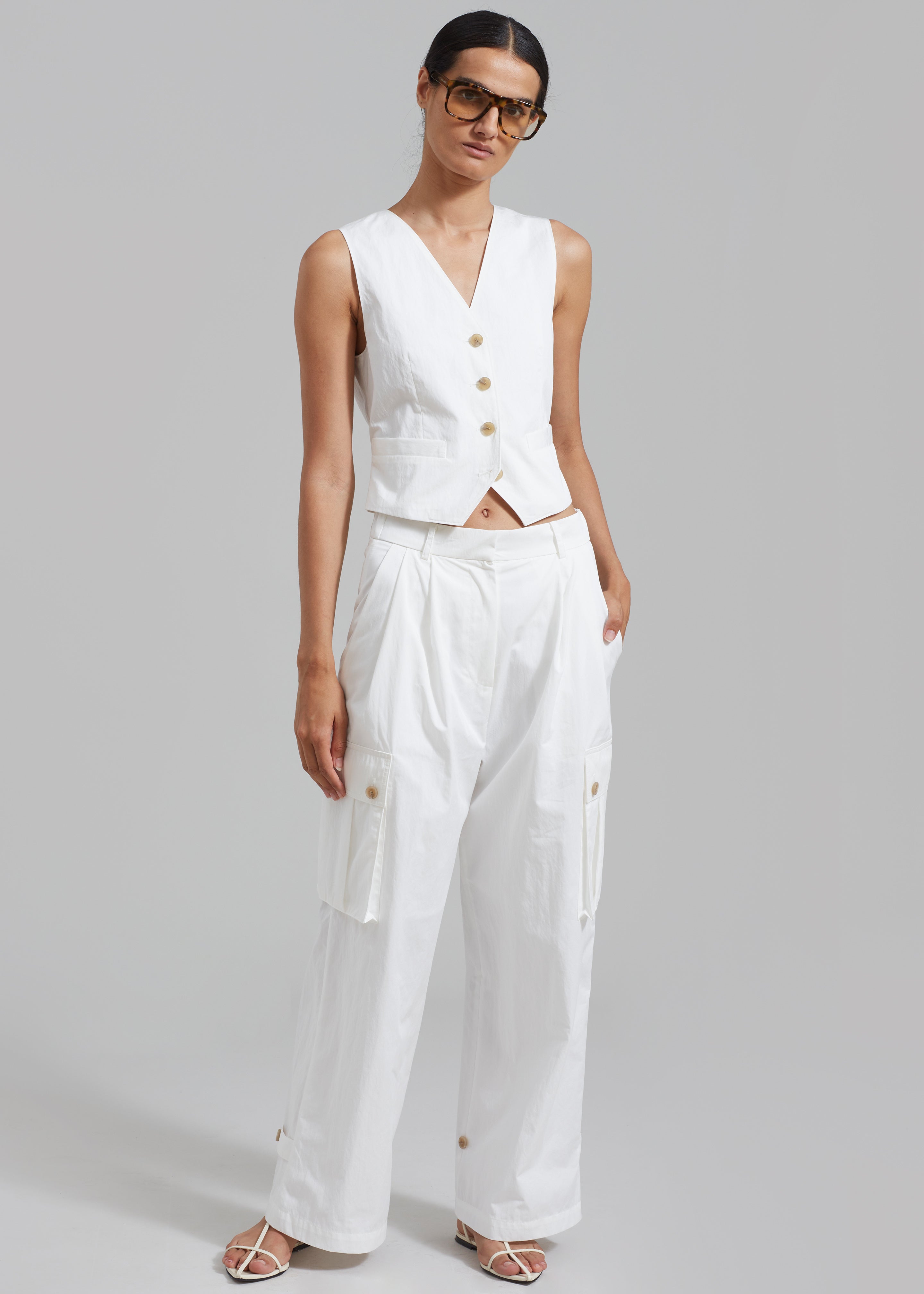 Emily Vest - White - 4