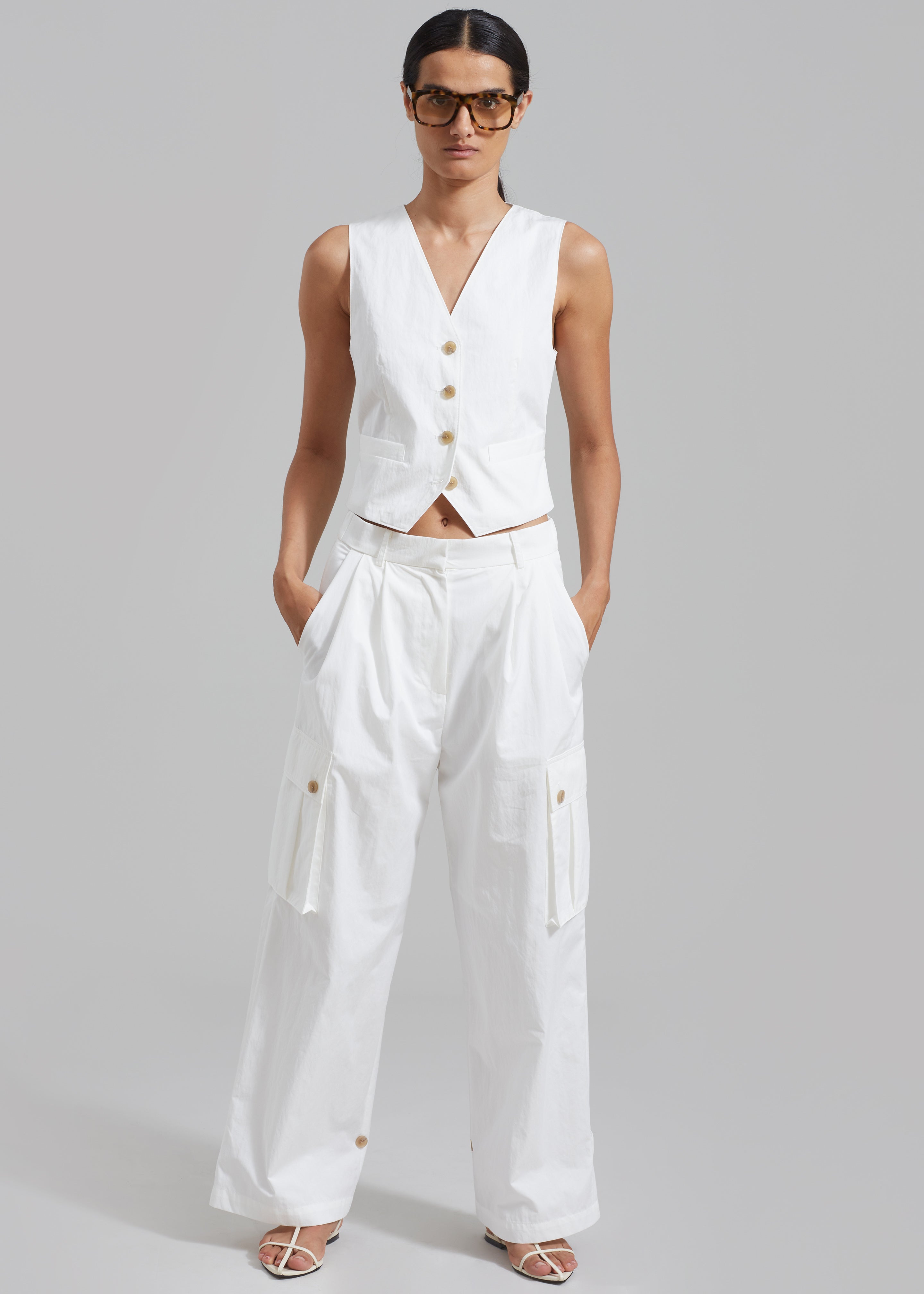 Emily Vest - White - 5