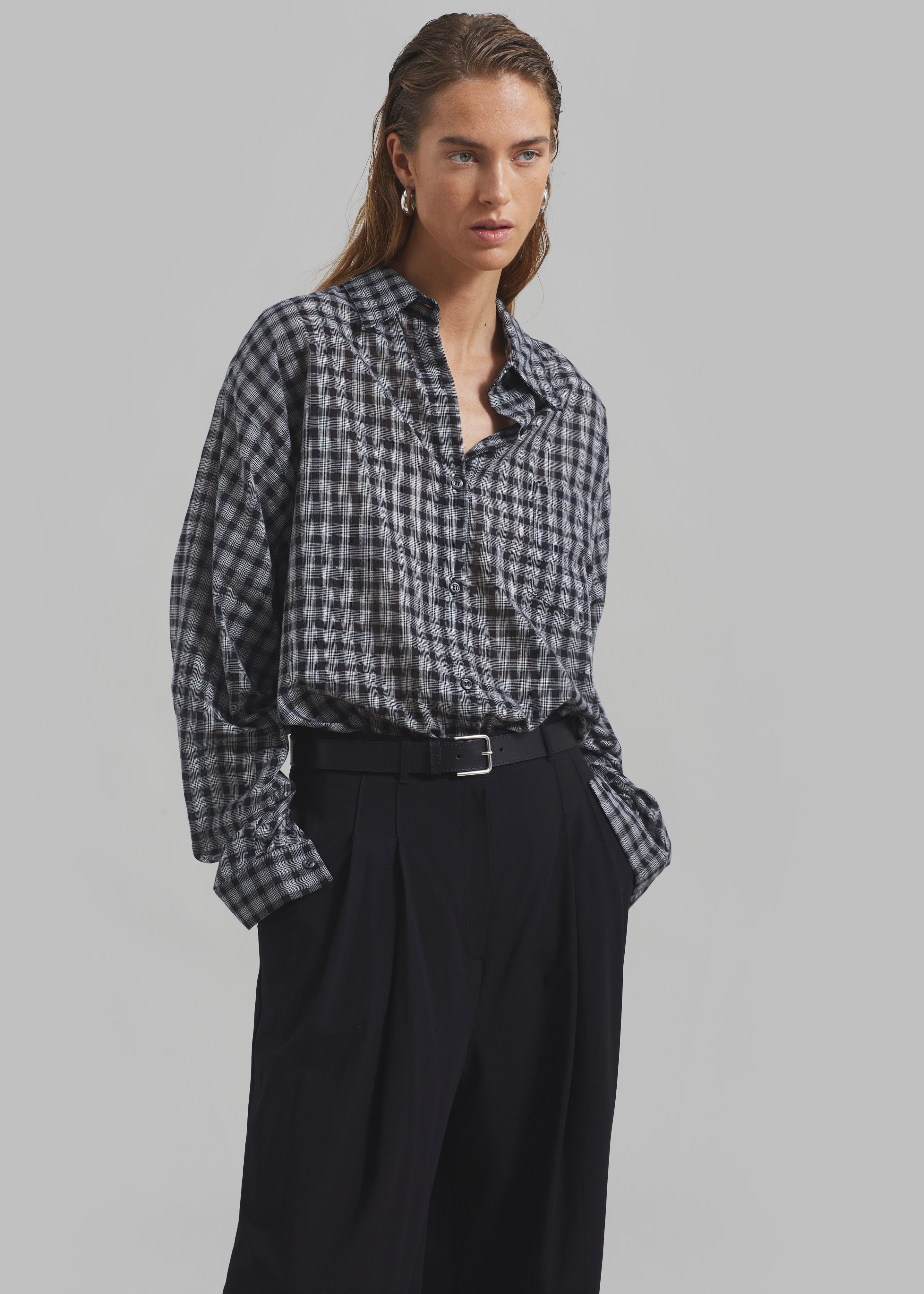 Emmett Plaid Shirt - Black - 6