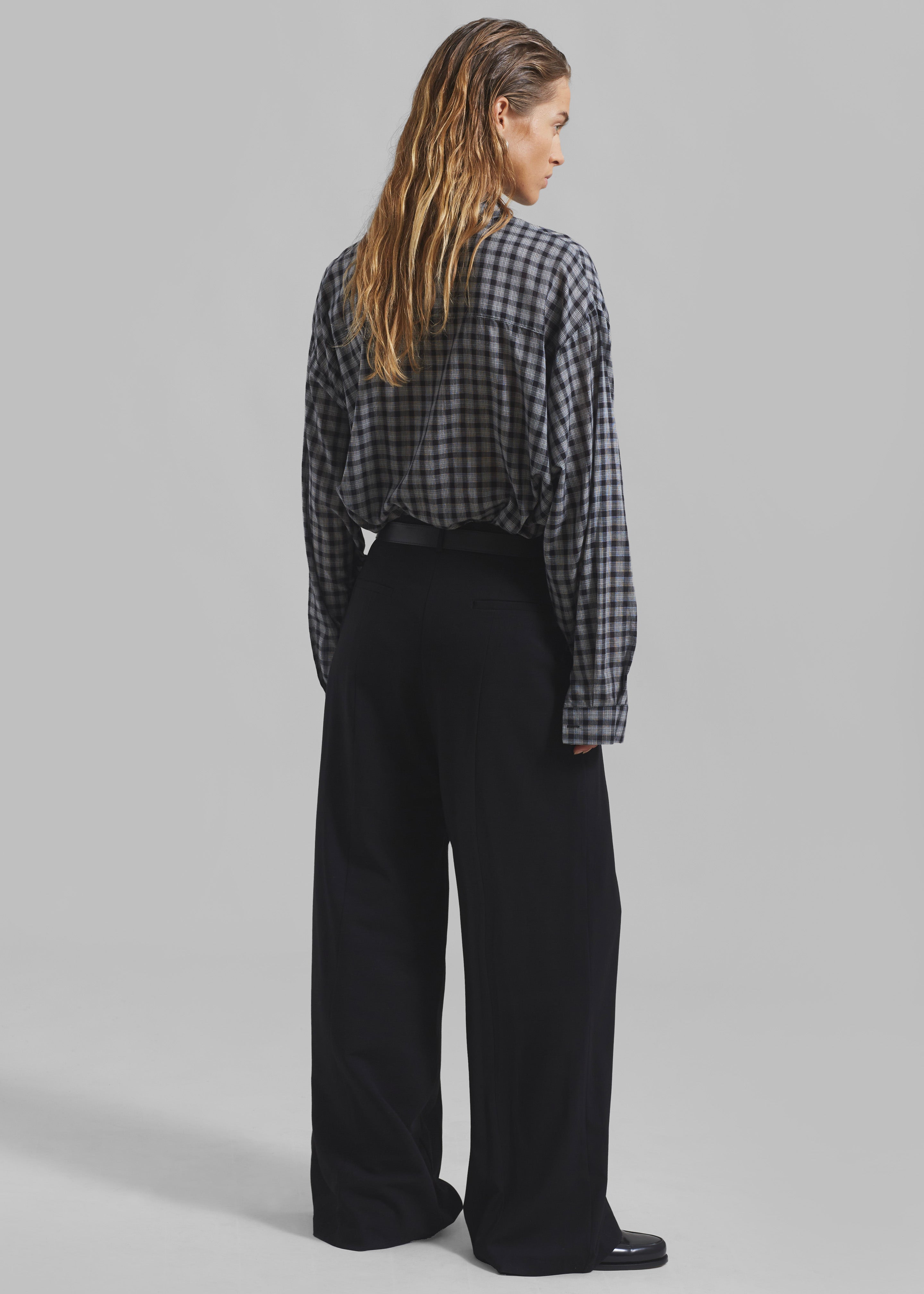 Emmett Plaid Shirt - Black - 7