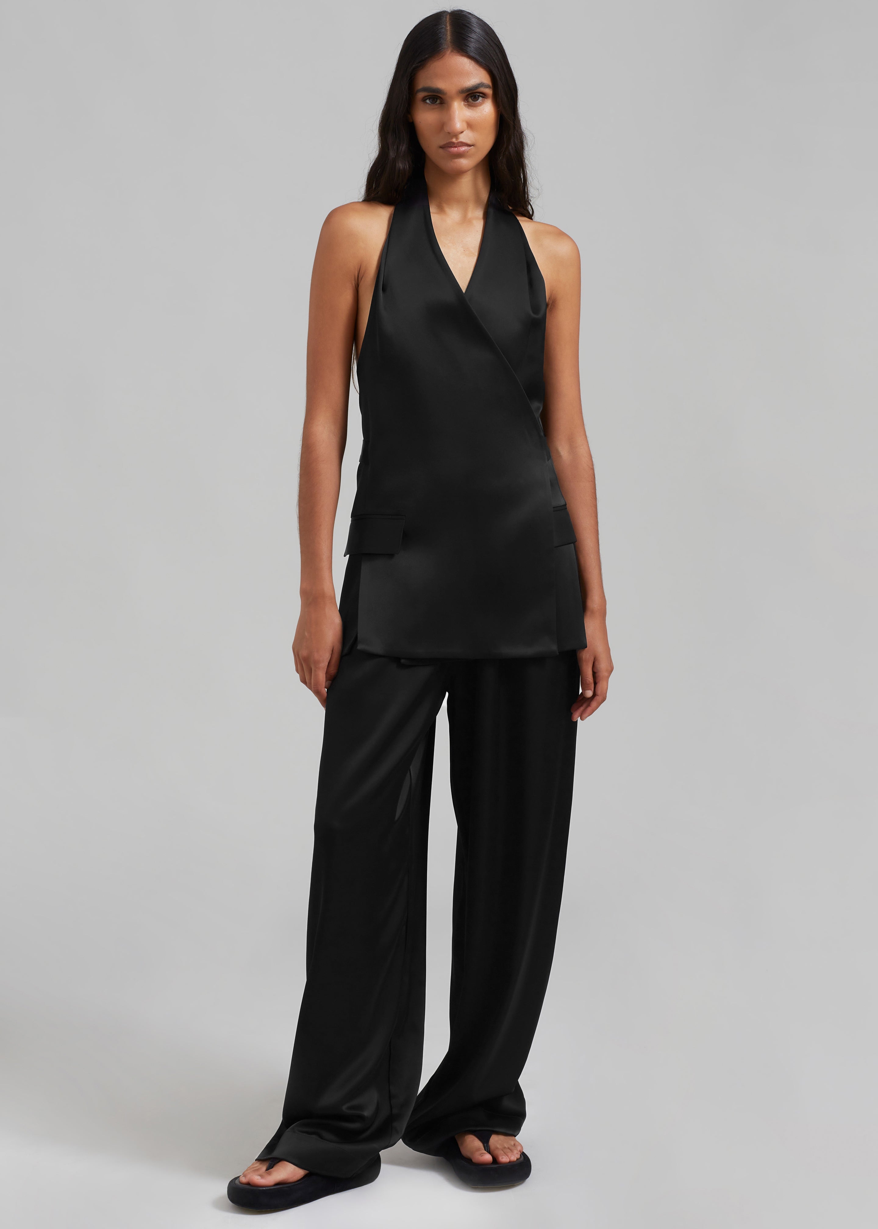 Esse Studios Gathered Pants - Black - 2