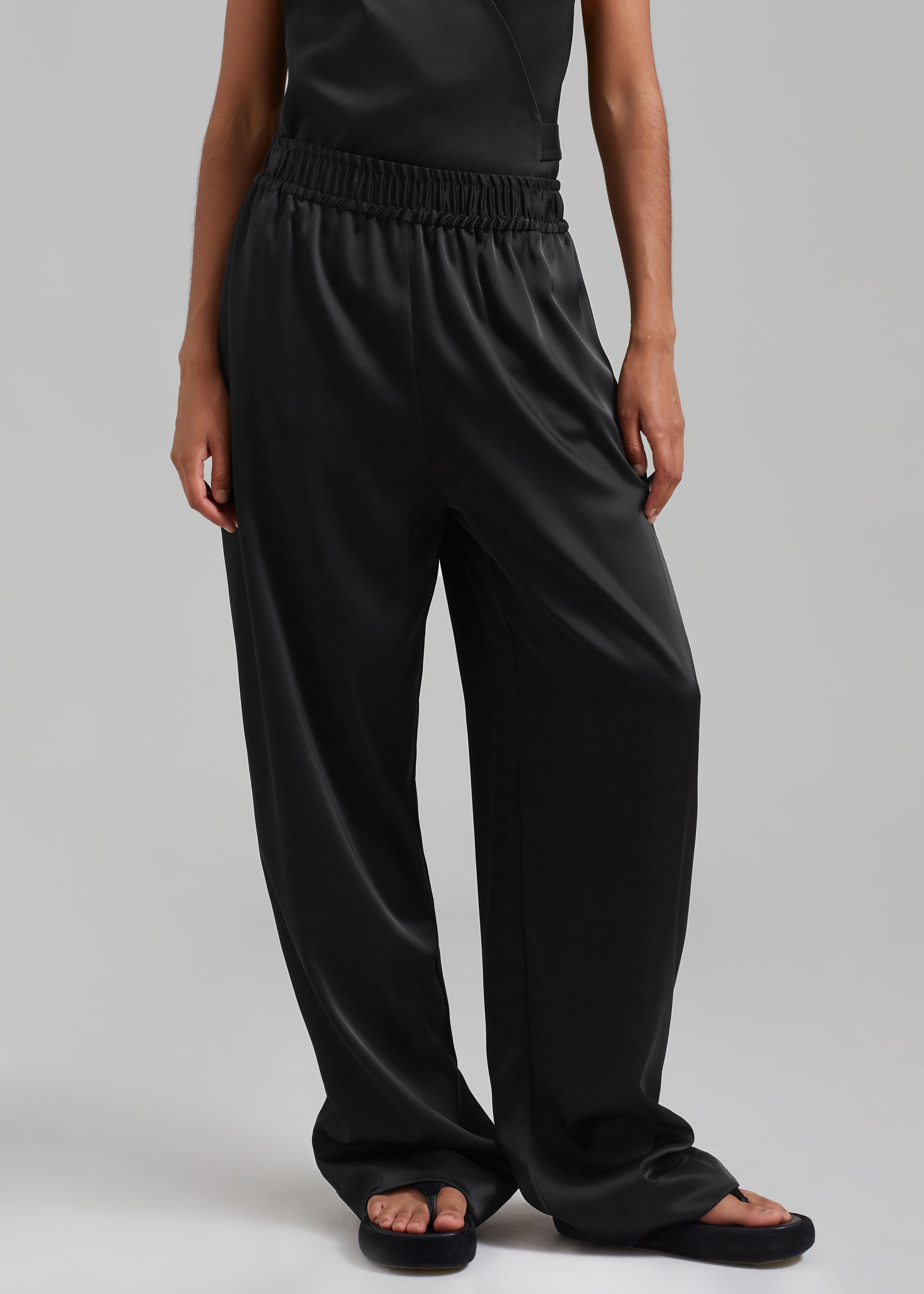 Esse Studios Gathered Pants - Black - 1