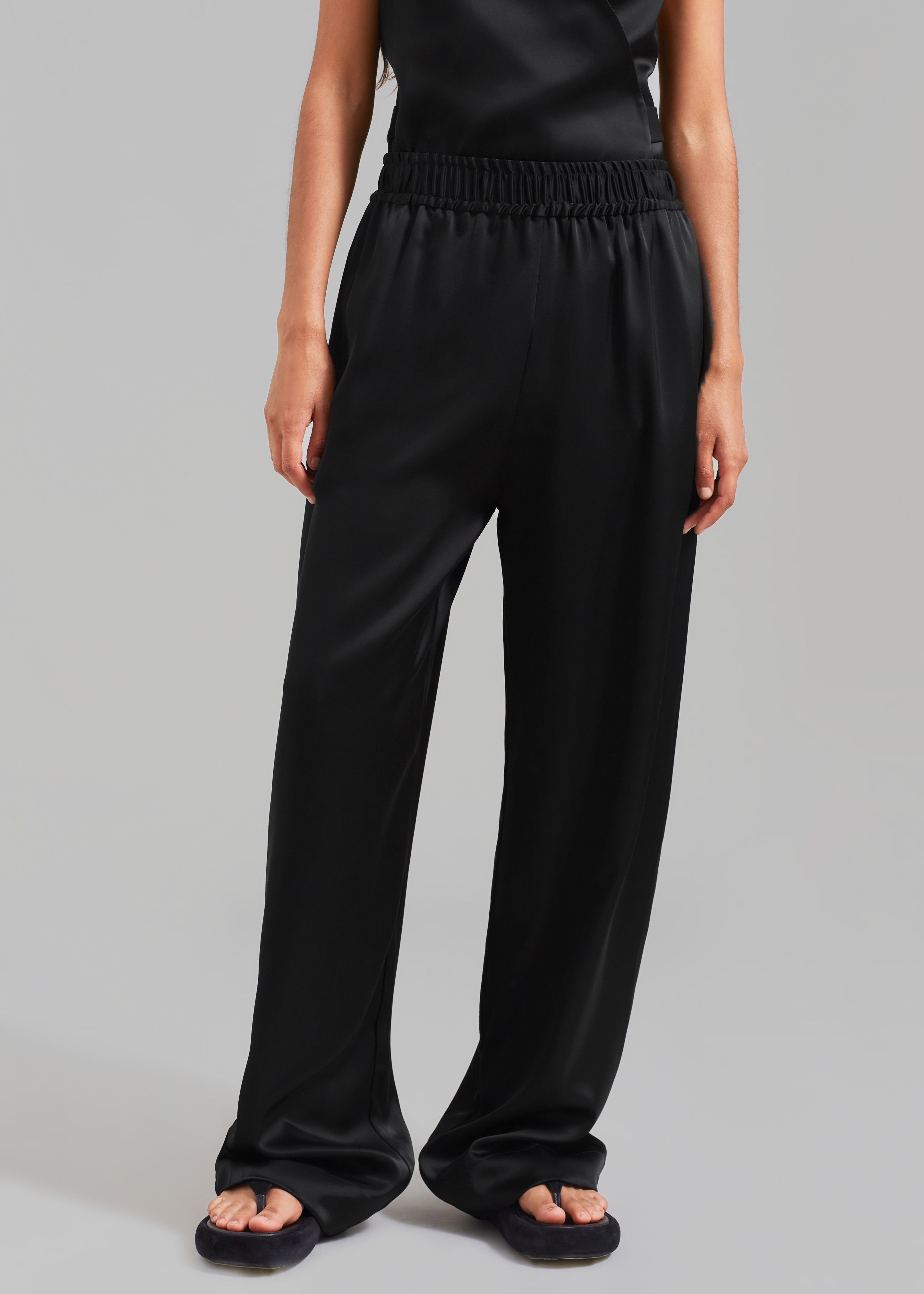 Esse Studios Gathered Pants - Black - 4