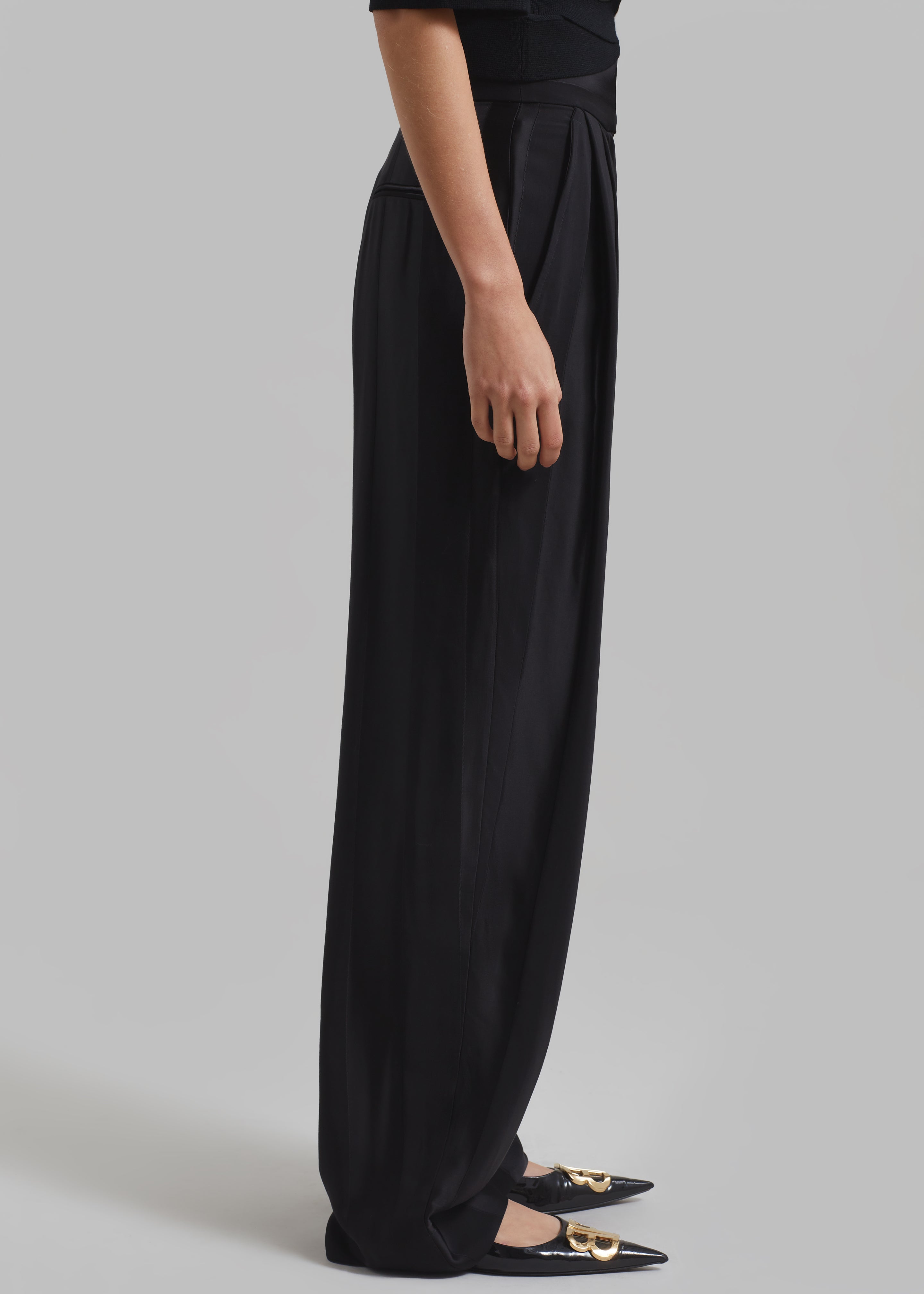 Esse Studios Modus Band Trousers - Black - 4