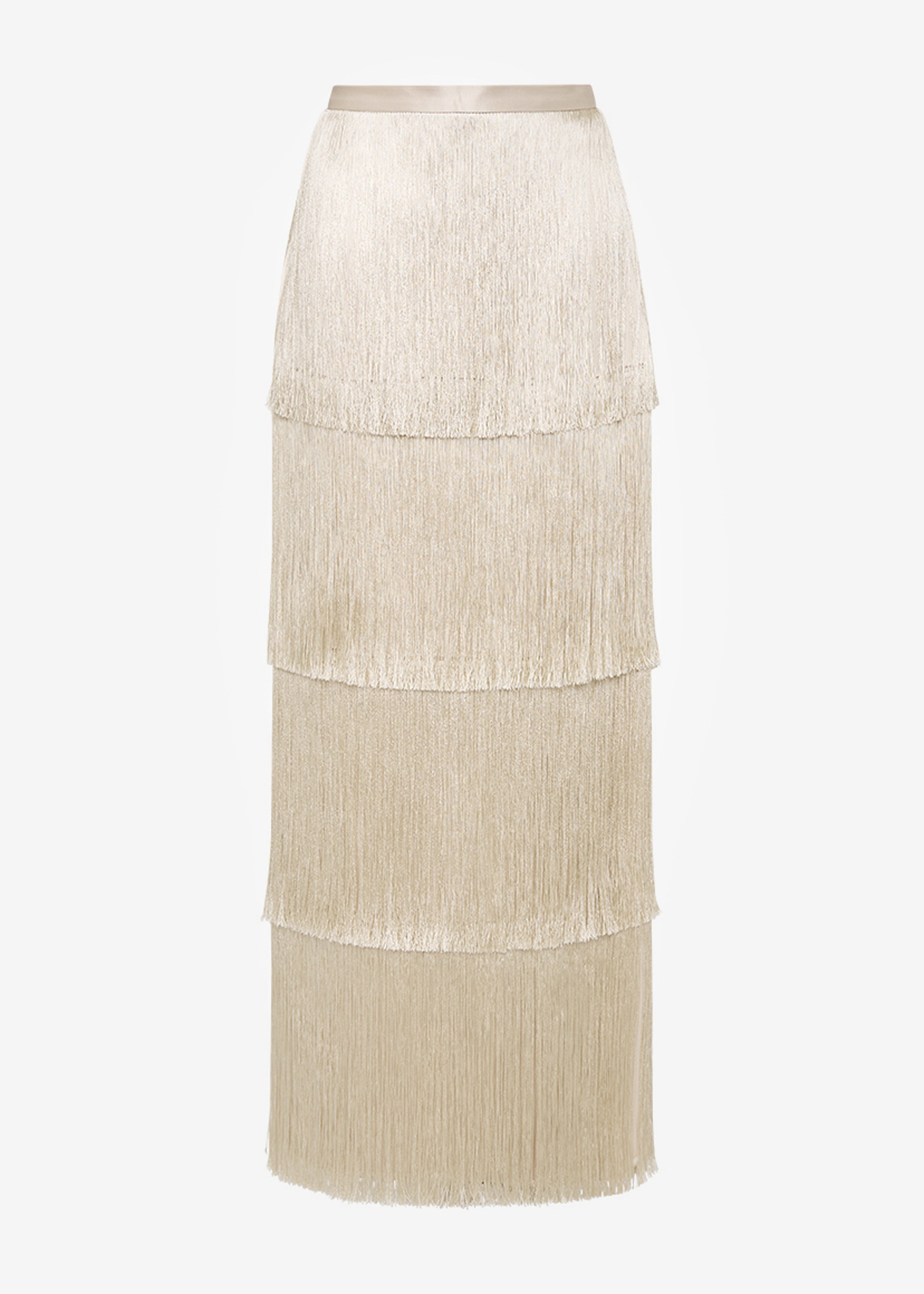 Esse Studios Mono Fringe Skirt - Oyster - 10