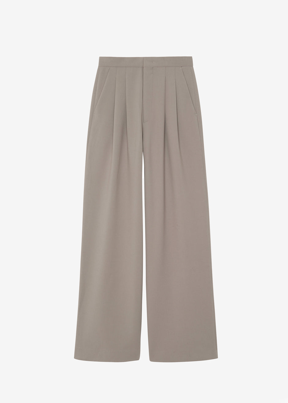 Eevi Wide Pants - Taupe - 6
