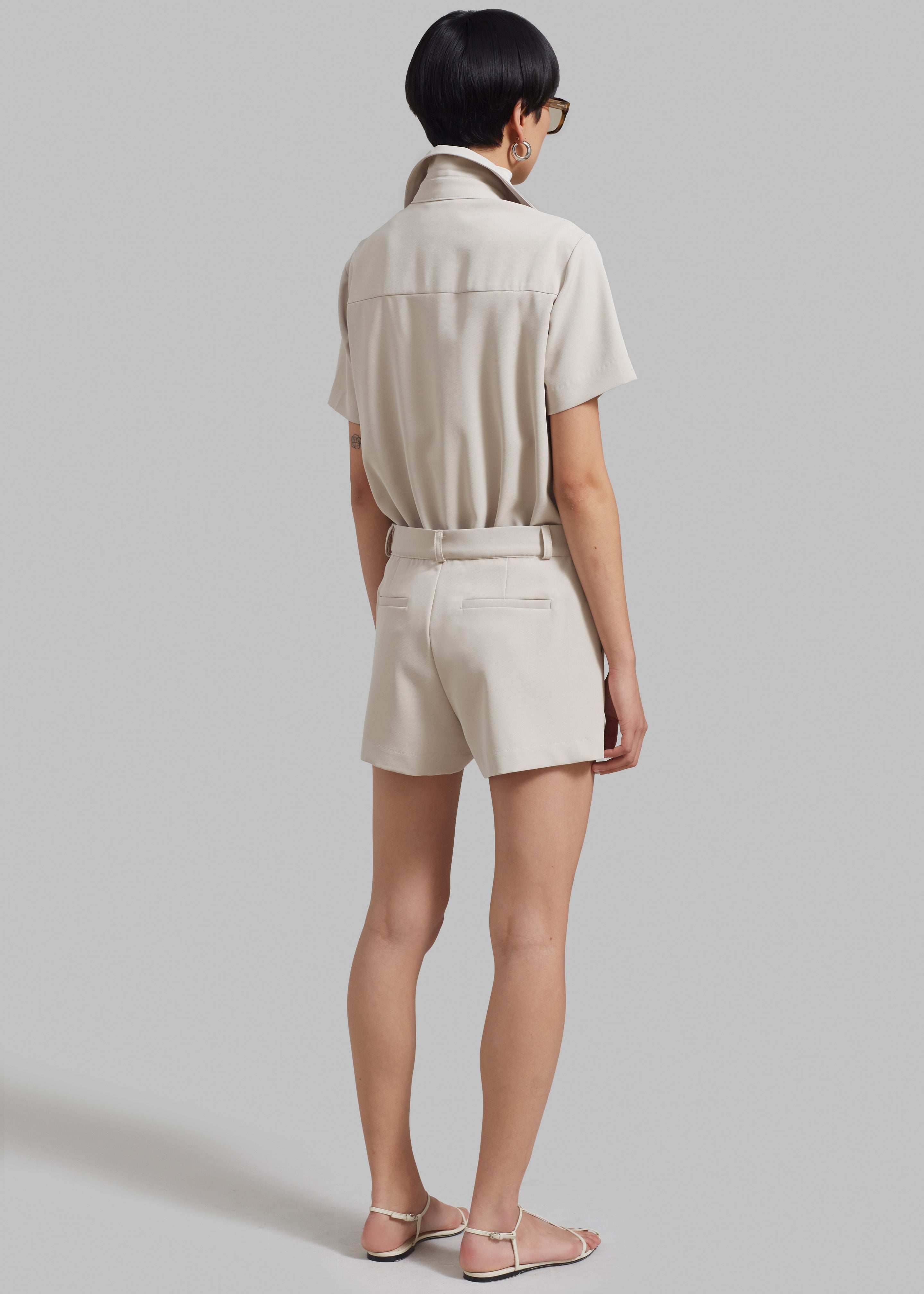 Faith Romper - Beige - 6