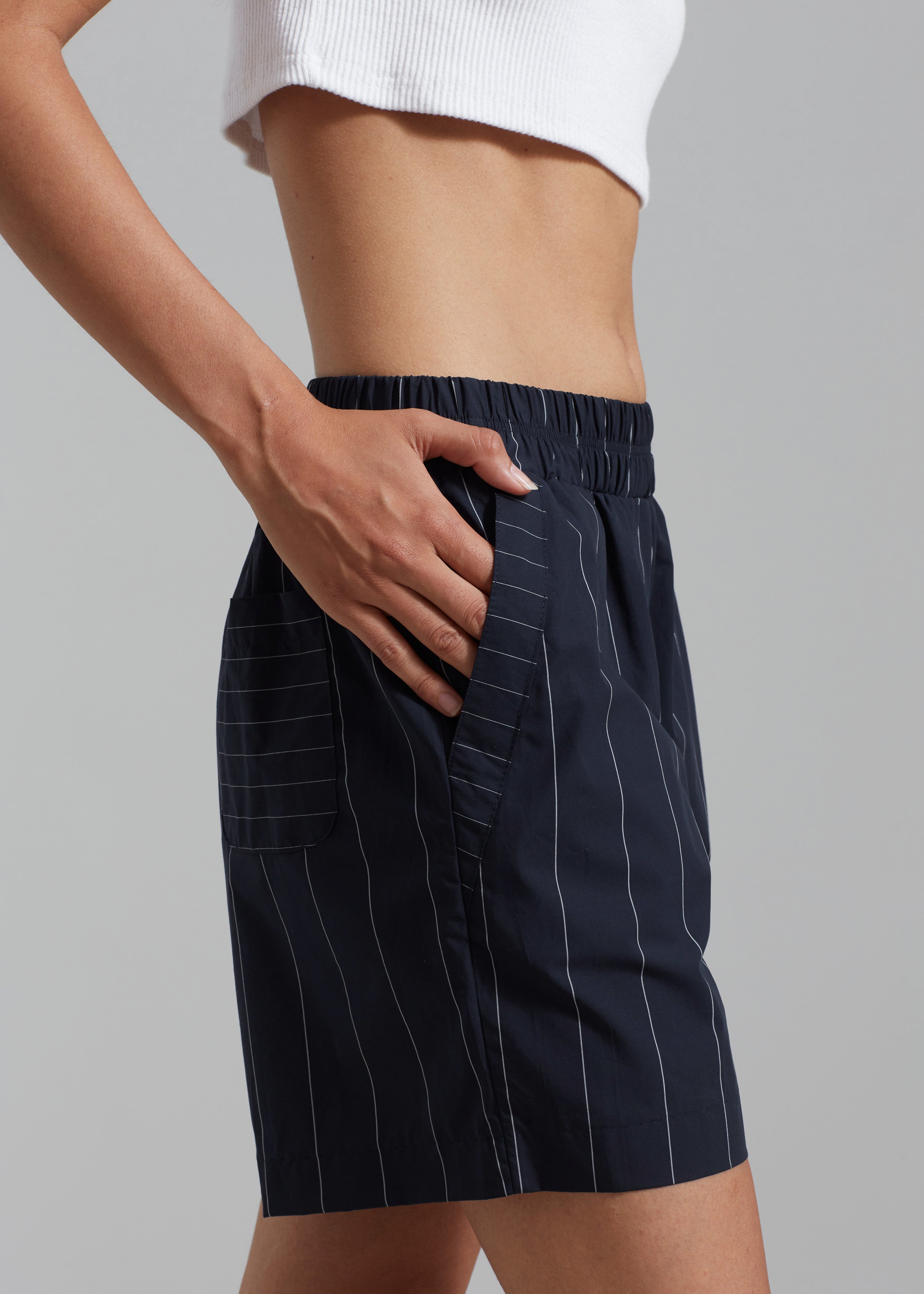 Finn Boxer Shorts - White Stripe - 6