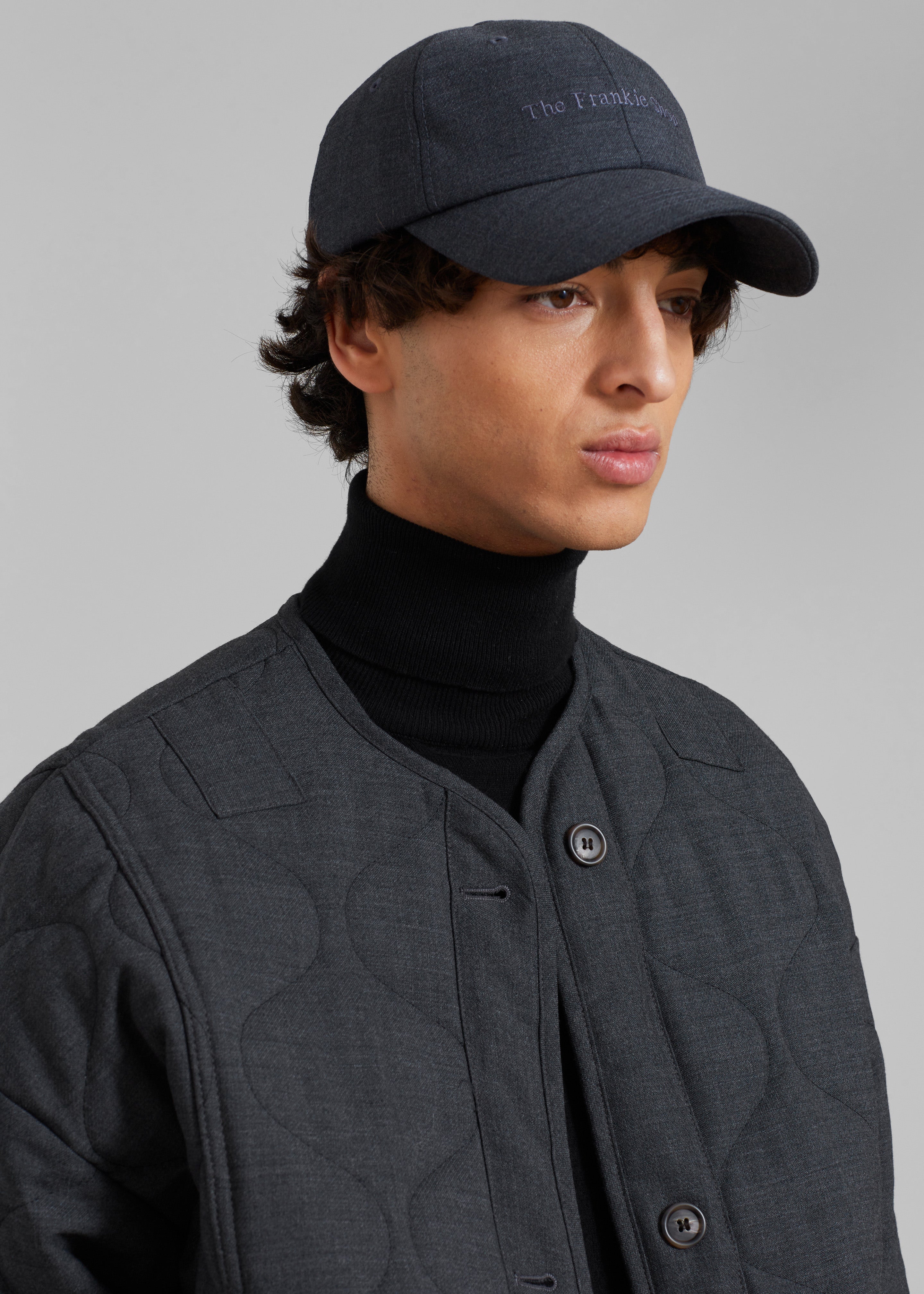 Frankie Baseball Cap - Charcoal - 3