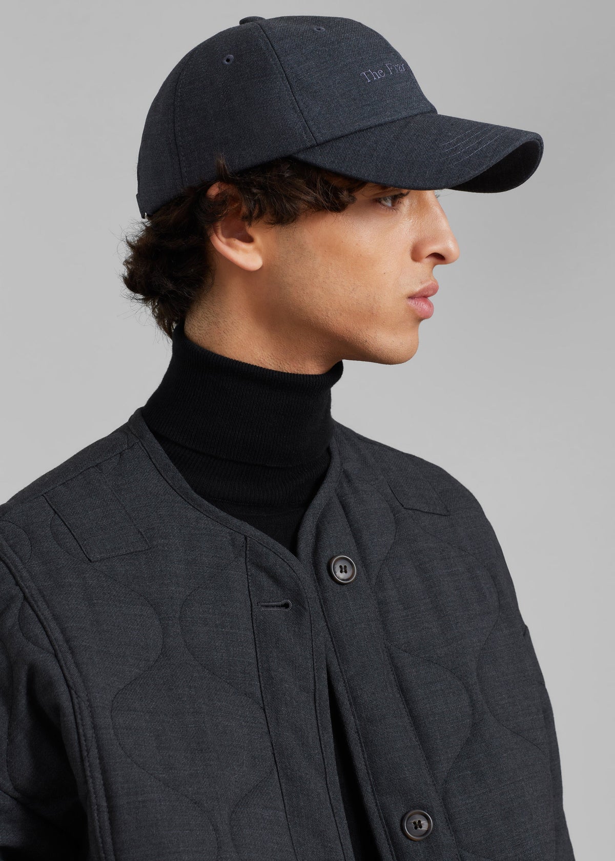 Frankie Baseball Cap - Charcoal - 5