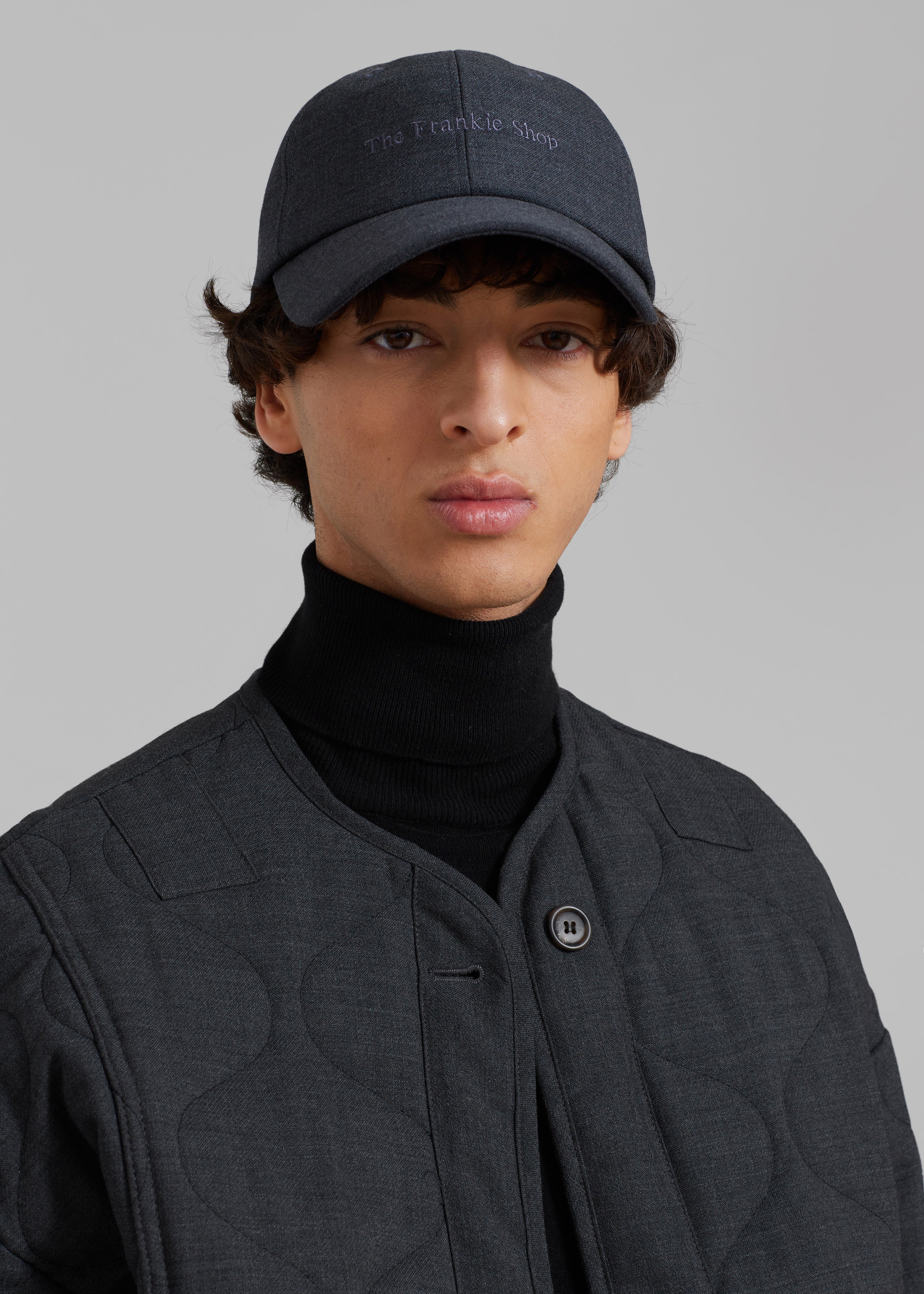 Frankie Baseball Cap - Charcoal - 2